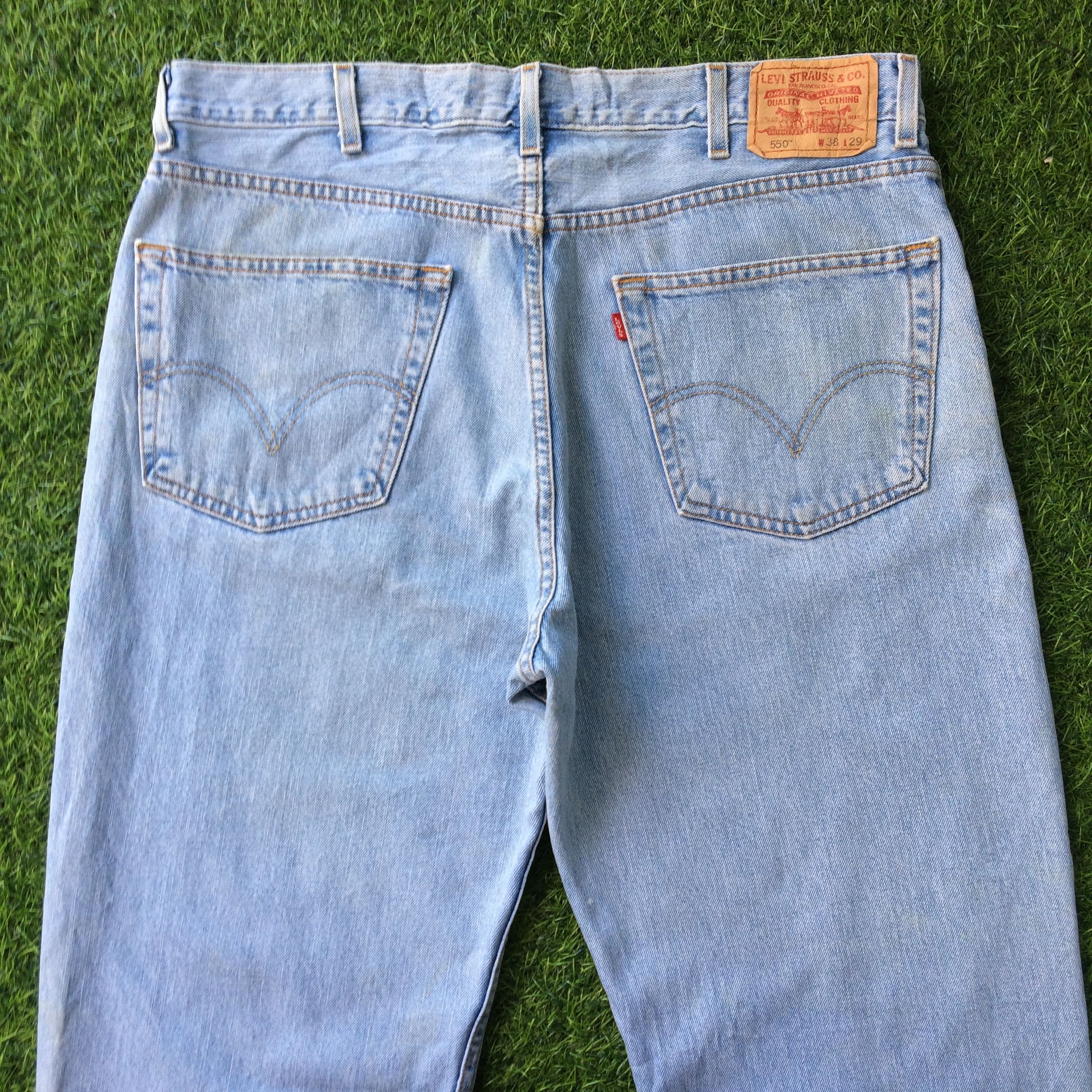 Levi's Levis 550 Dirty Red Tab Jeans #B-822 Size US 39 - 3 Thumbnail