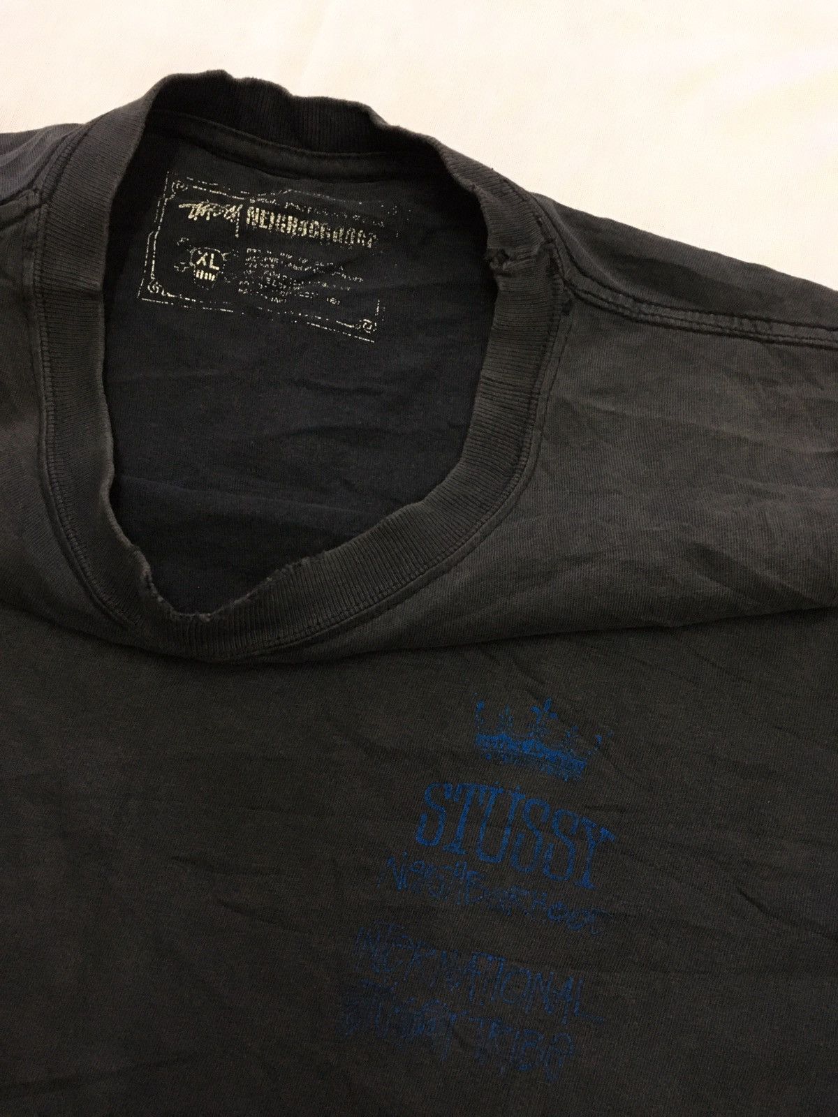 Neighborhood × Stussy × Vintage Vintage Thrashed Faded Stussy X Neighbourhoods Size US XL / EU 56 / 4 - 8 Thumbnail