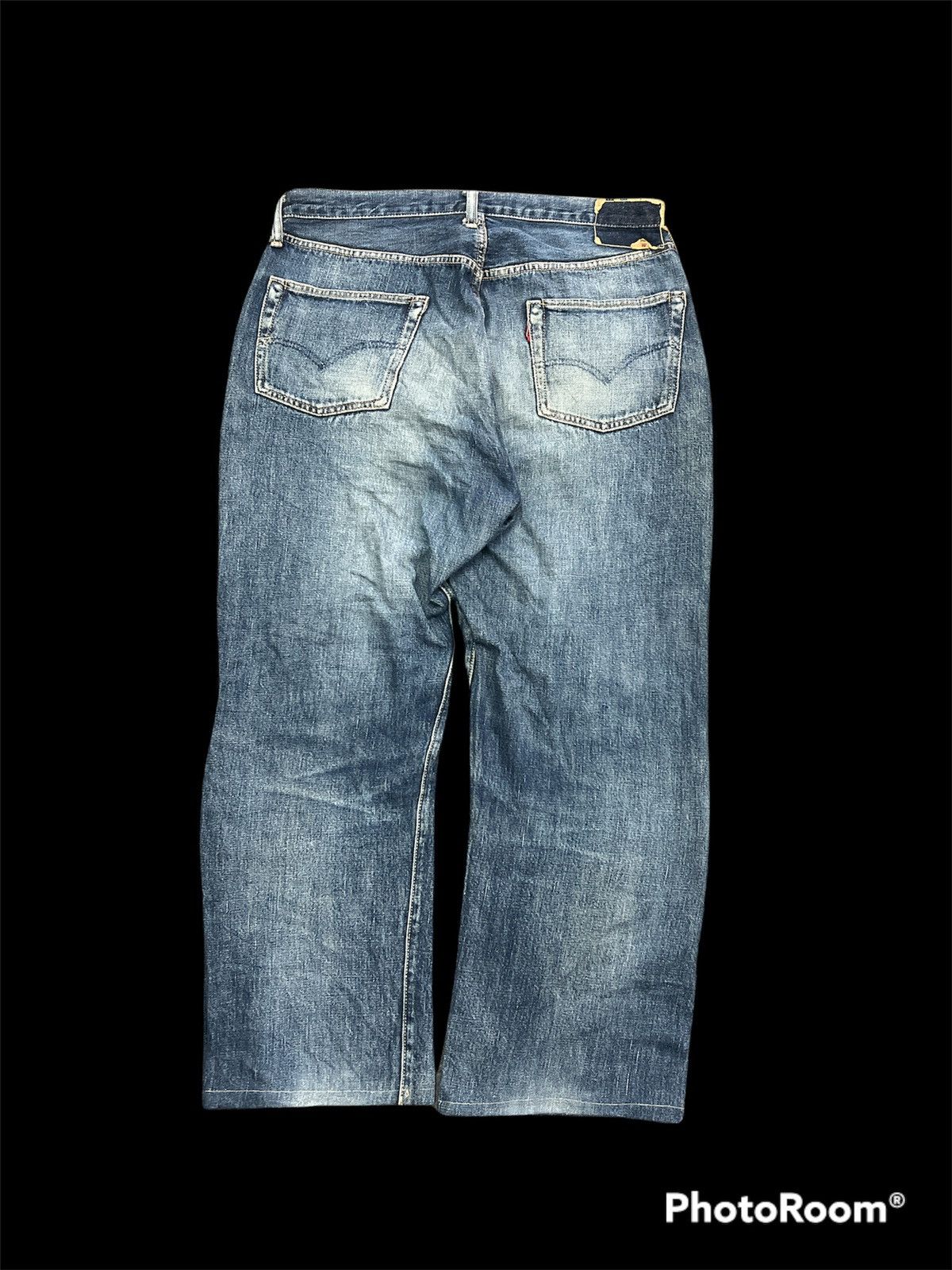 Full Count & Co. × Japanese Brand Vintage Thrashed distressed Denim Fullcount Size US 34 / EU 50 - 2 Thumbnail
