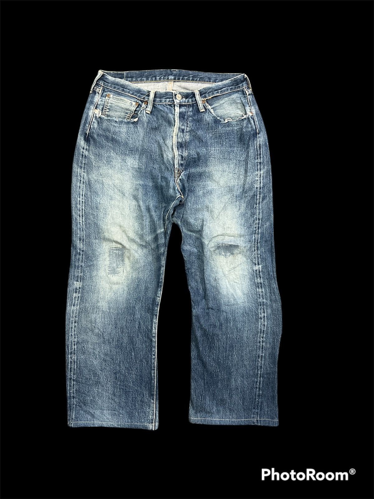 Vintage Thrashed distressed Denim Fullcount