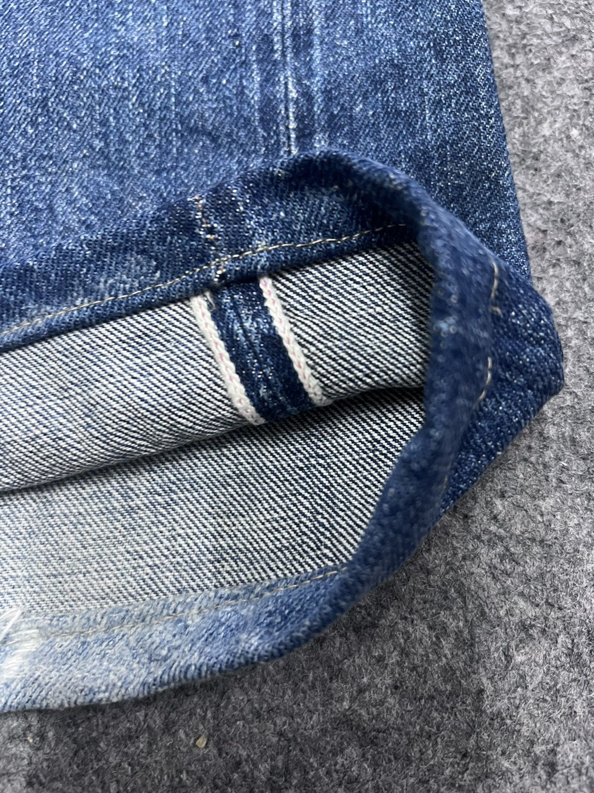 Full Count & Co. × Japanese Brand Vintage Thrashed distressed Denim Fullcount Size US 34 / EU 50 - 6 Thumbnail