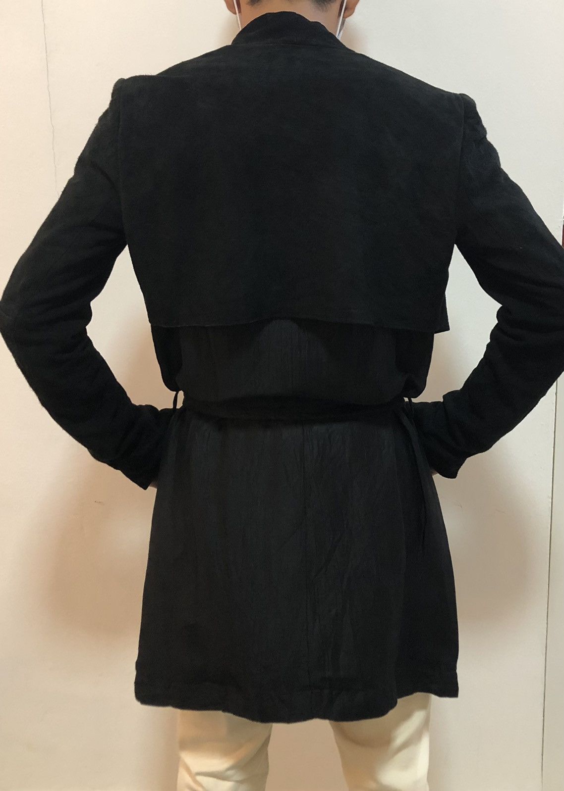 Helmut Lang Rare Helmut Lang Asymmetric Suede Goat Leather Jacket Size S / US 4 / IT 40 - 4 Thumbnail
