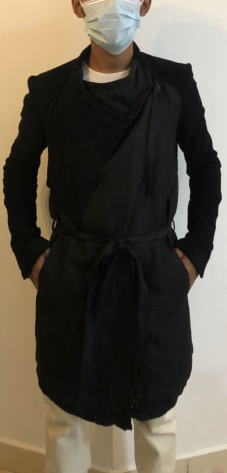 Helmut Lang Rare Helmut Lang Asymmetric Suede Goat Leather Jacket Size S / US 4 / IT 40 - 3 Thumbnail