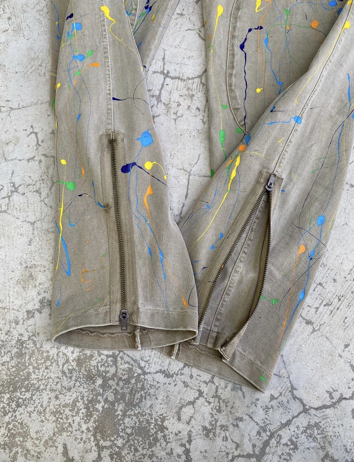Japanese Brand × Vintage Vintage EF Arme De Purete Pant Custom Painted Size US 32 / EU 48 - 7 Thumbnail