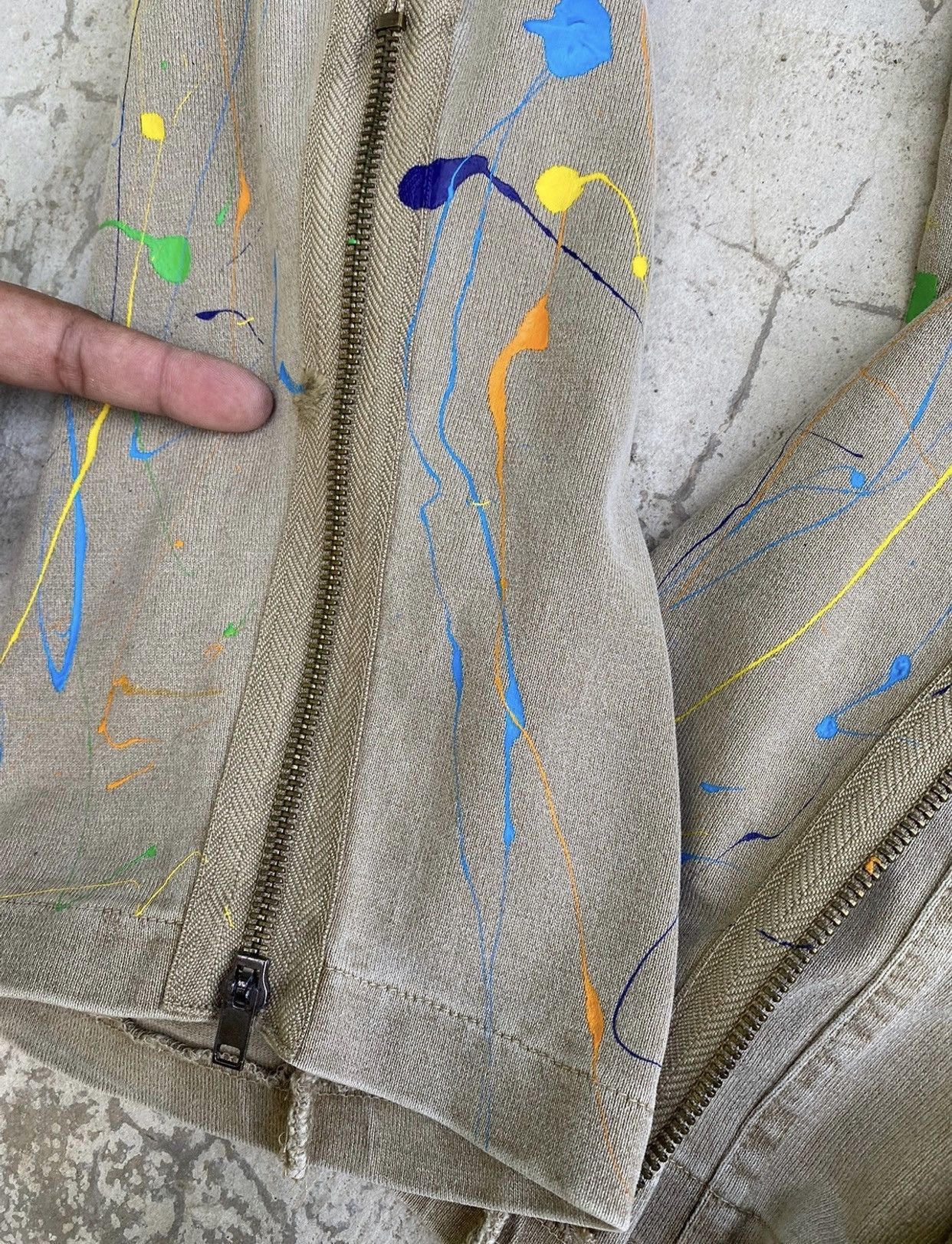 Japanese Brand × Vintage Vintage EF Arme De Purete Pant Custom Painted Size US 32 / EU 48 - 22 Thumbnail