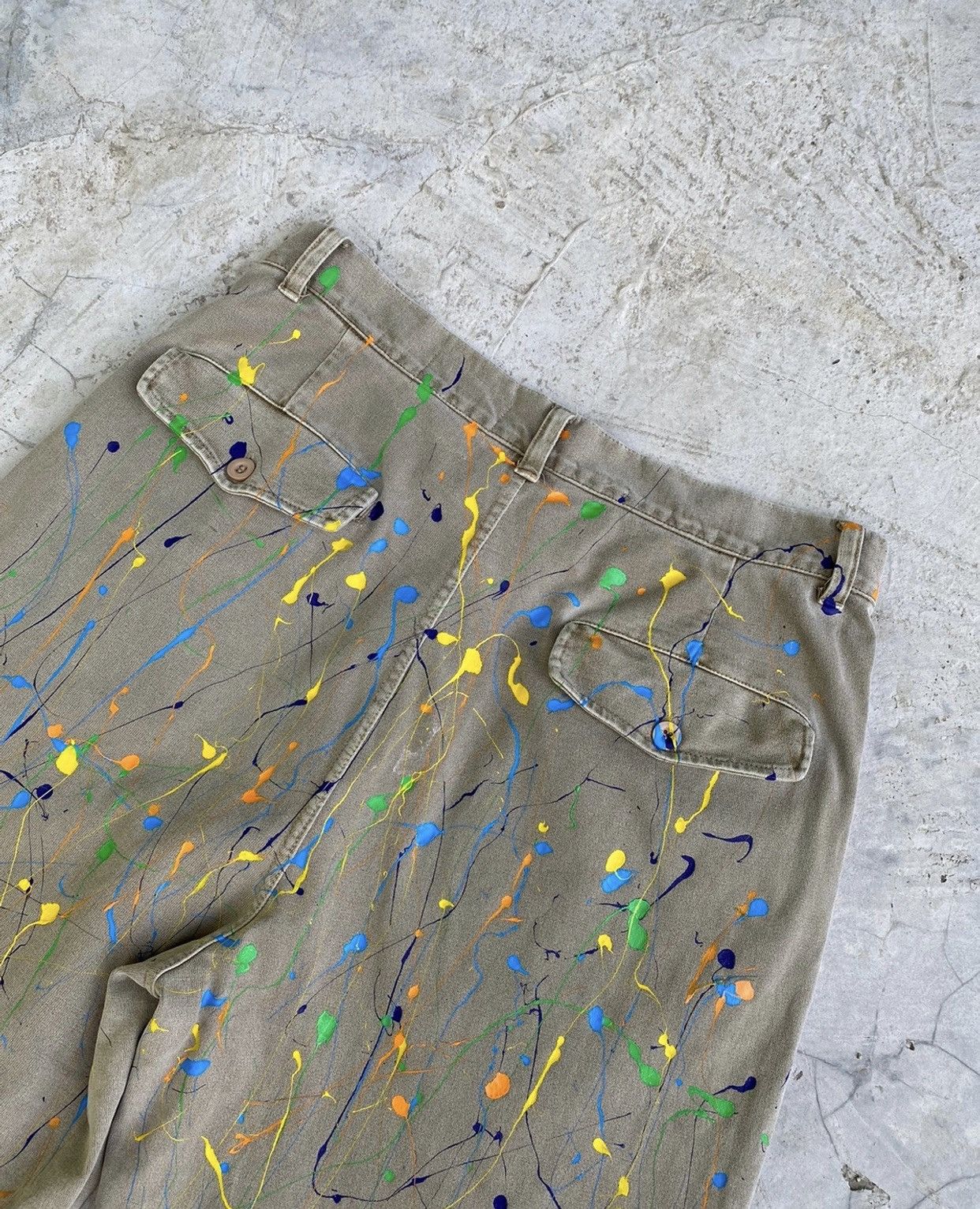 Japanese Brand × Vintage Vintage EF Arme De Purete Pant Custom Painted Size US 32 / EU 48 - 5 Thumbnail