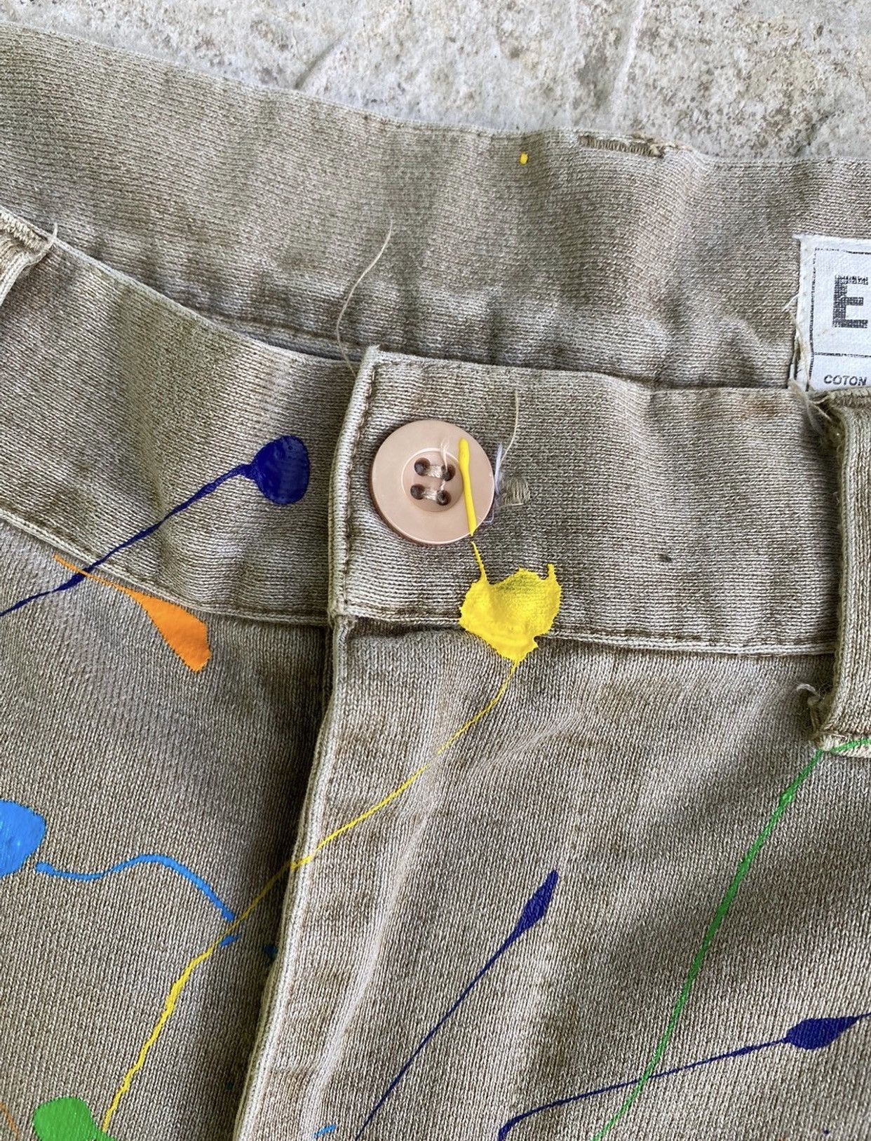 Japanese Brand × Vintage Vintage EF Arme De Purete Pant Custom Painted Size US 32 / EU 48 - 10 Thumbnail