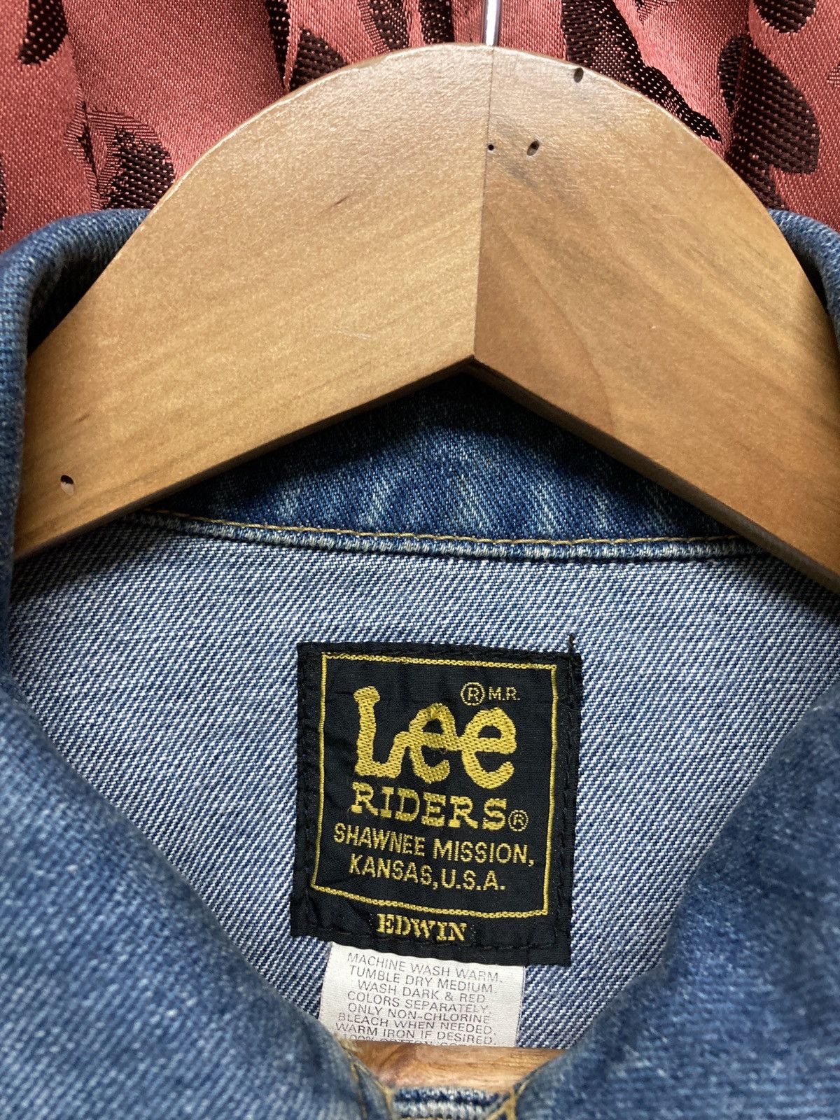 Lee Vintage Lee Rider single pocket denim cowboy trucker jacket Size US M / EU 48-50 / 2 - 6 Thumbnail