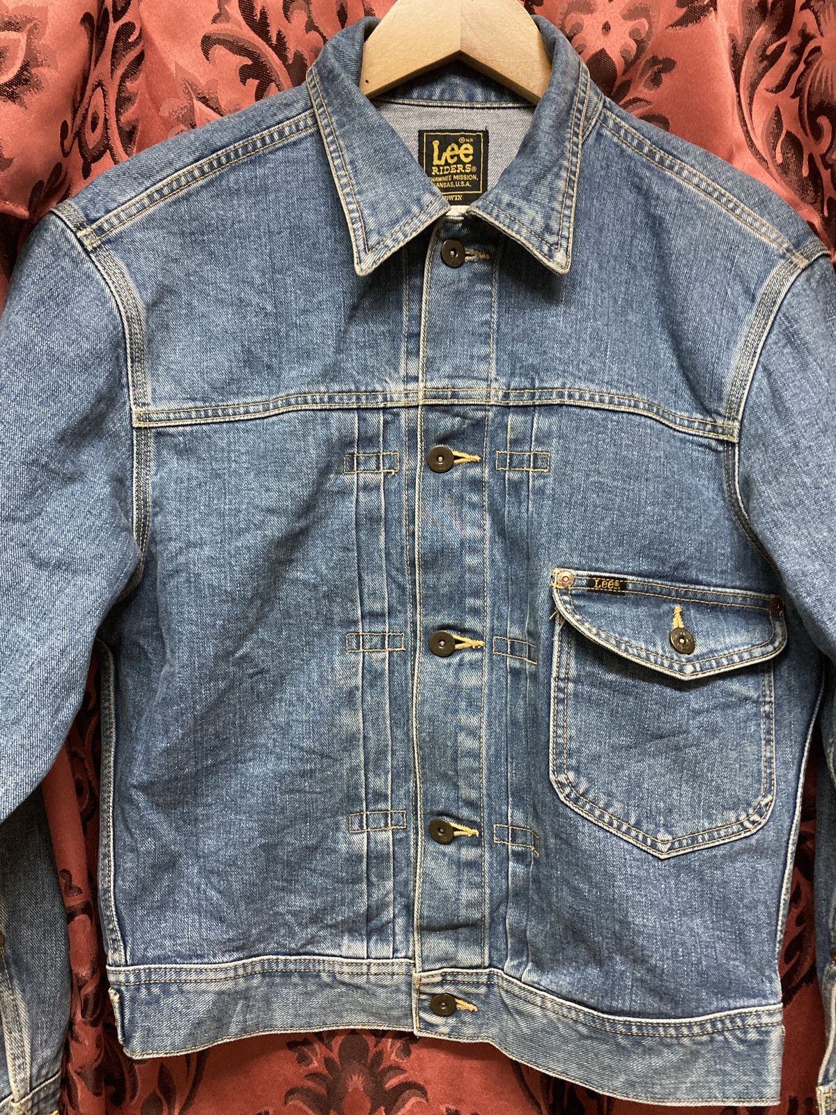 Lee Vintage Lee Rider single pocket denim cowboy trucker jacket Size US M / EU 48-50 / 2 - 3 Thumbnail
