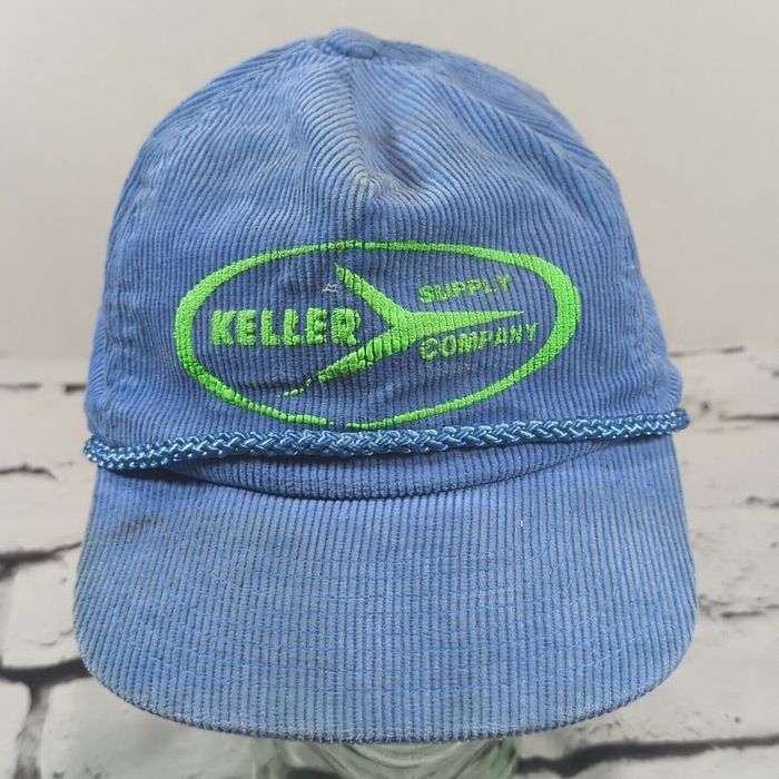 Z Supply Keller Supply Company Vintage Corduroy Blue Hat Adjustable