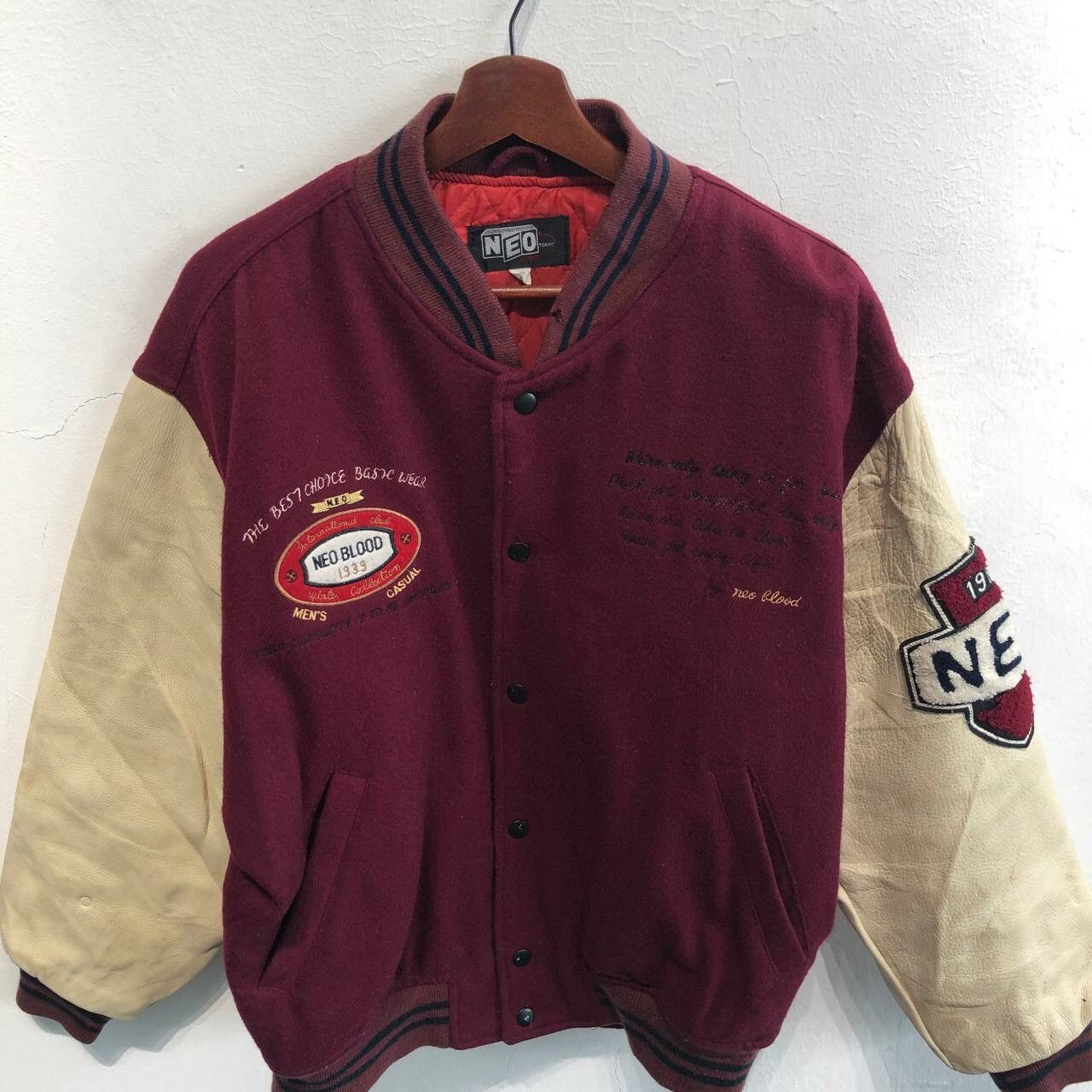 Vintage Vintage Neo Blood Tokyo Big Logo Varsity Jacket Size US M / EU 48-50 / 2 - 3 Thumbnail