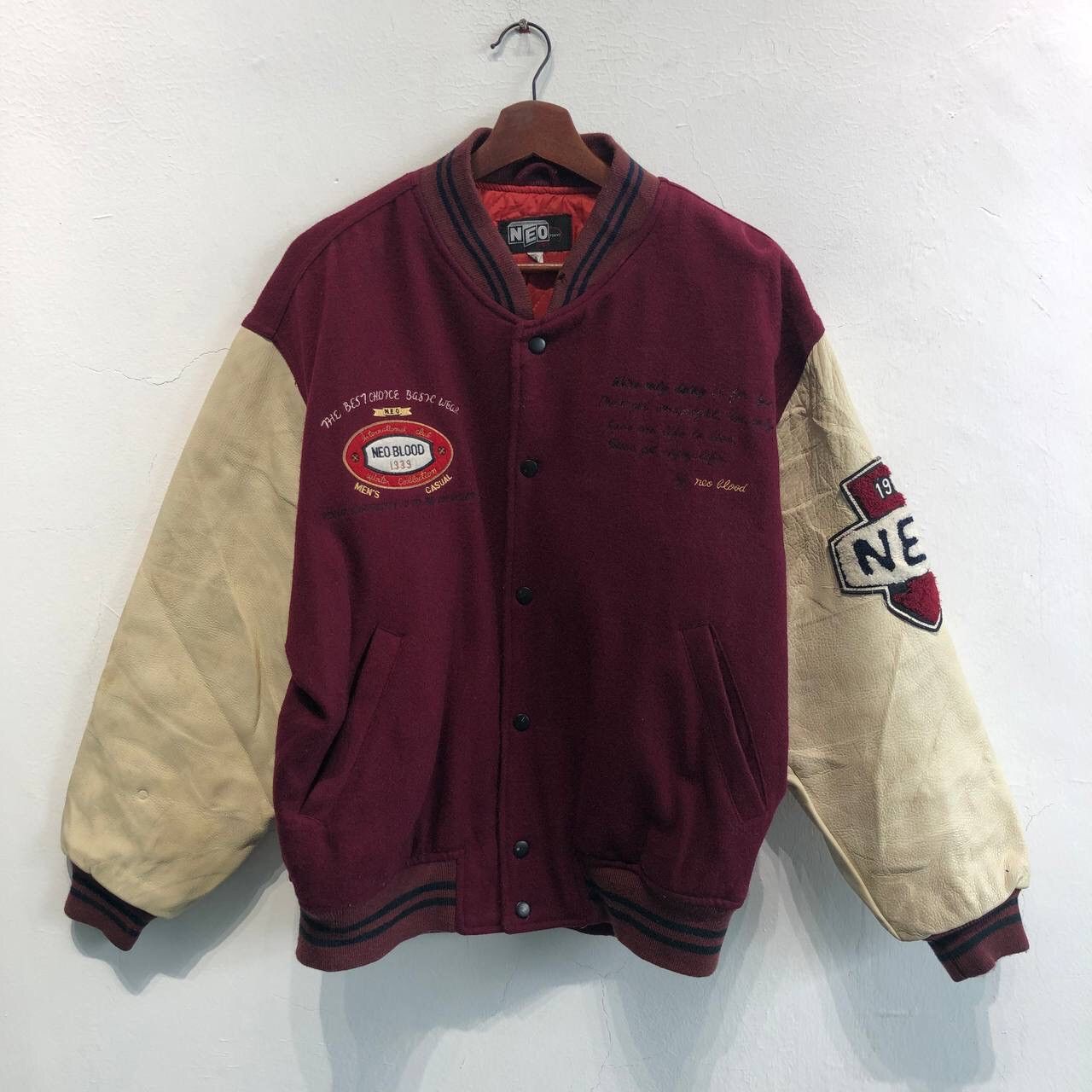 Vintage Vintage Neo Blood Tokyo Big Logo Varsity Jacket Size US M / EU 48-50 / 2 - 2 Thumbnail