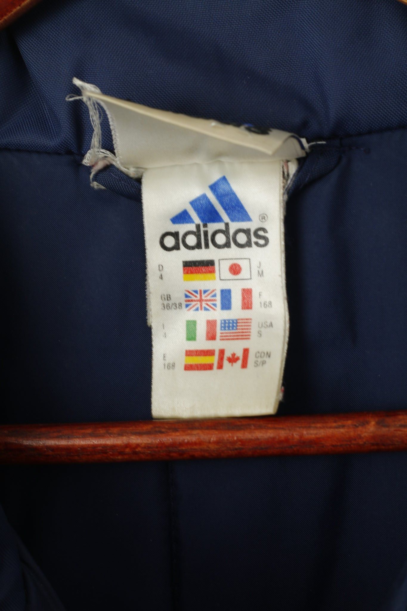 Adidas Adidas Men S 168 Jacket Vintage Blue 90s Padded 2259 Size US S / EU 44-46 / 1 - 6 Thumbnail
