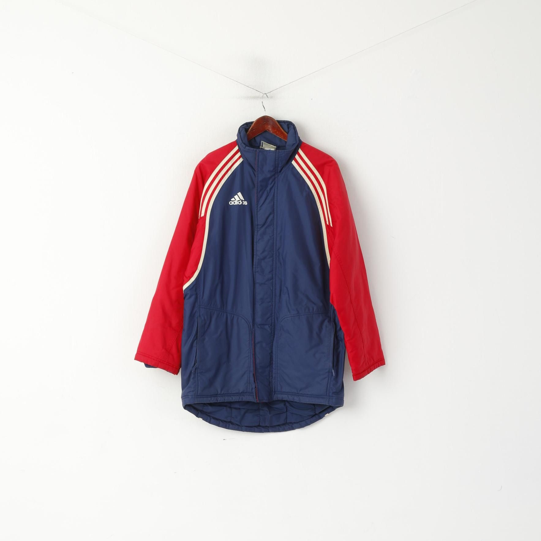 Adidas Adidas Men S 168 Jacket Vintage Blue 90s Padded 2259 Size US S / EU 44-46 / 1 - 2 Thumbnail
