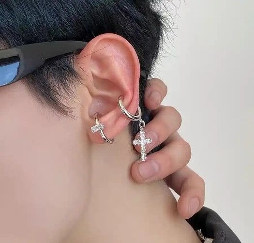 Designer × Vintage Retro punk earrings Size ONE SIZE - 4 Thumbnail
