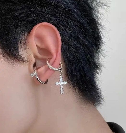 Designer × Vintage Retro punk earrings Size ONE SIZE - 2 Thumbnail