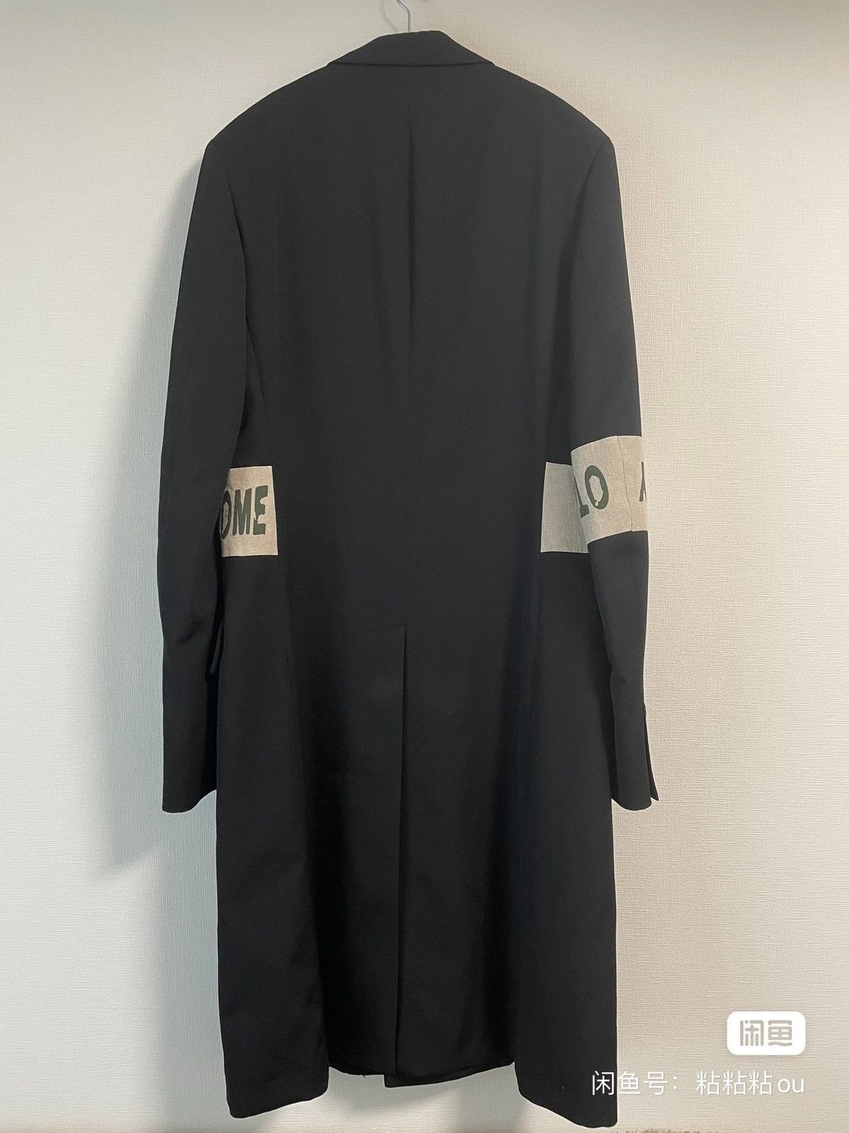 Yohji Yamamoto Yohji Yamamoto Pour Homme 22aw Replica slogan jacket |  Grailed