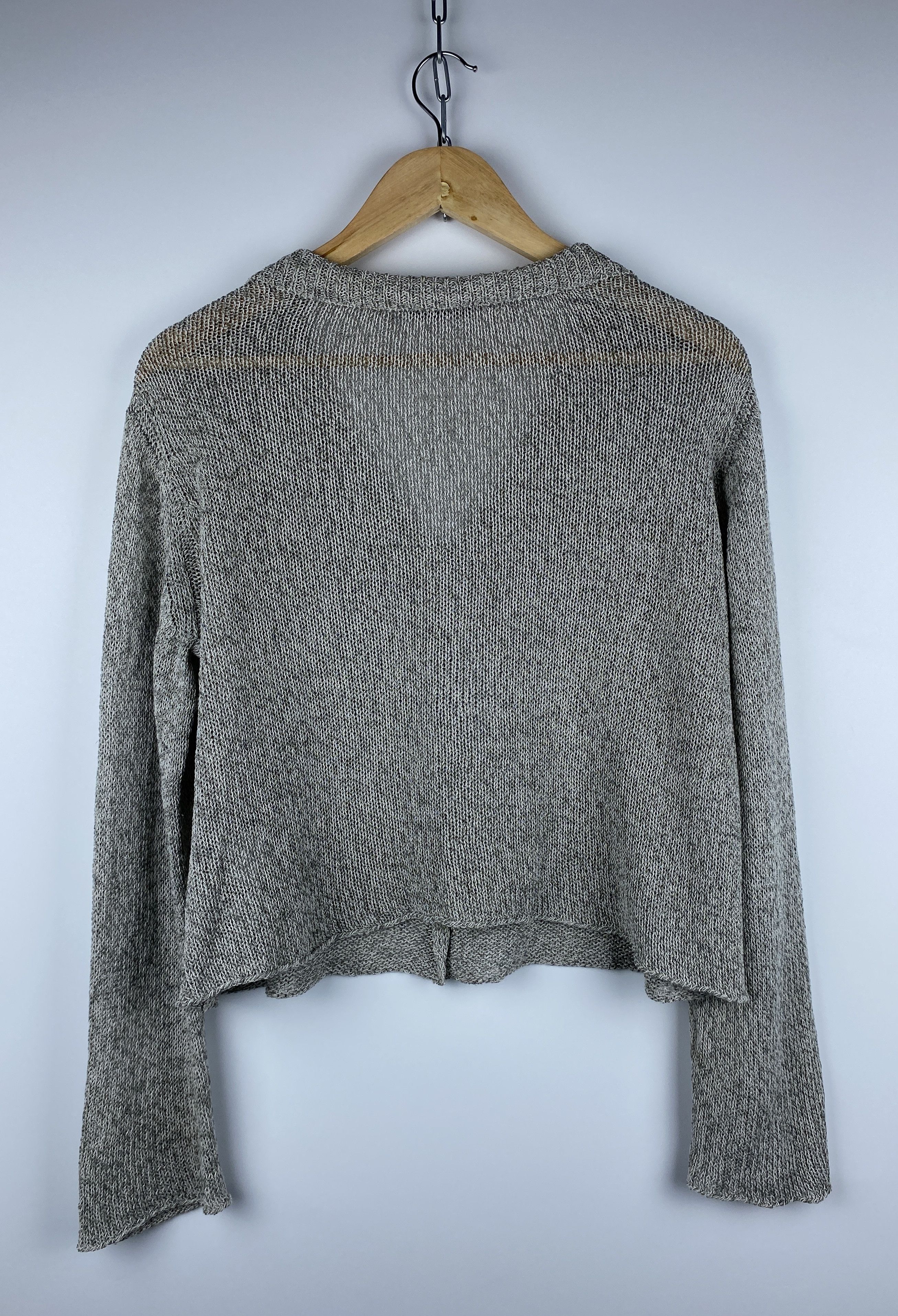 Designer × Japanese Brand Oska Linen Blend Knit Oversized Women's Cardigan Size S Size S / US 4 / IT 40 - 12 Thumbnail