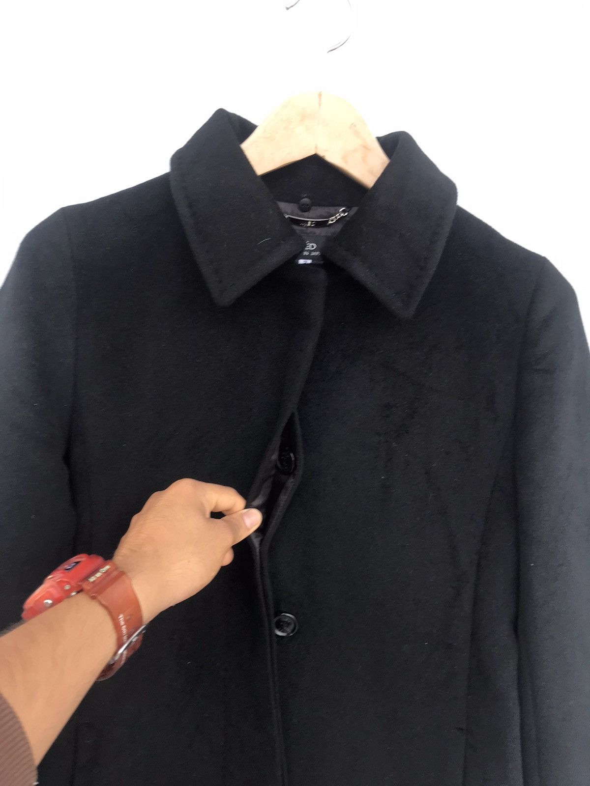 Issey Miyake × Japanese Brand × Yohji Yamamoto ISSEY MIYAKE BY INED WOOL LONG JACKET Size US M / EU 48-50 / 2 - 3 Thumbnail