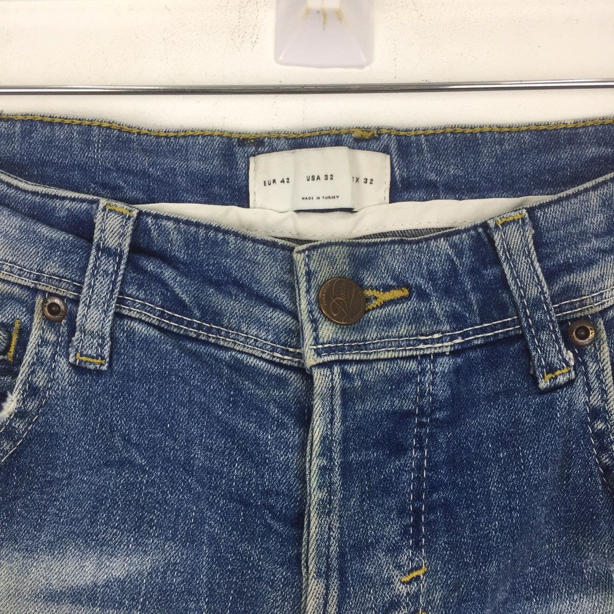 Zara 🔥M28 zara man j cut distressed denim nice design Size US 32 / EU 48 - 3 Thumbnail