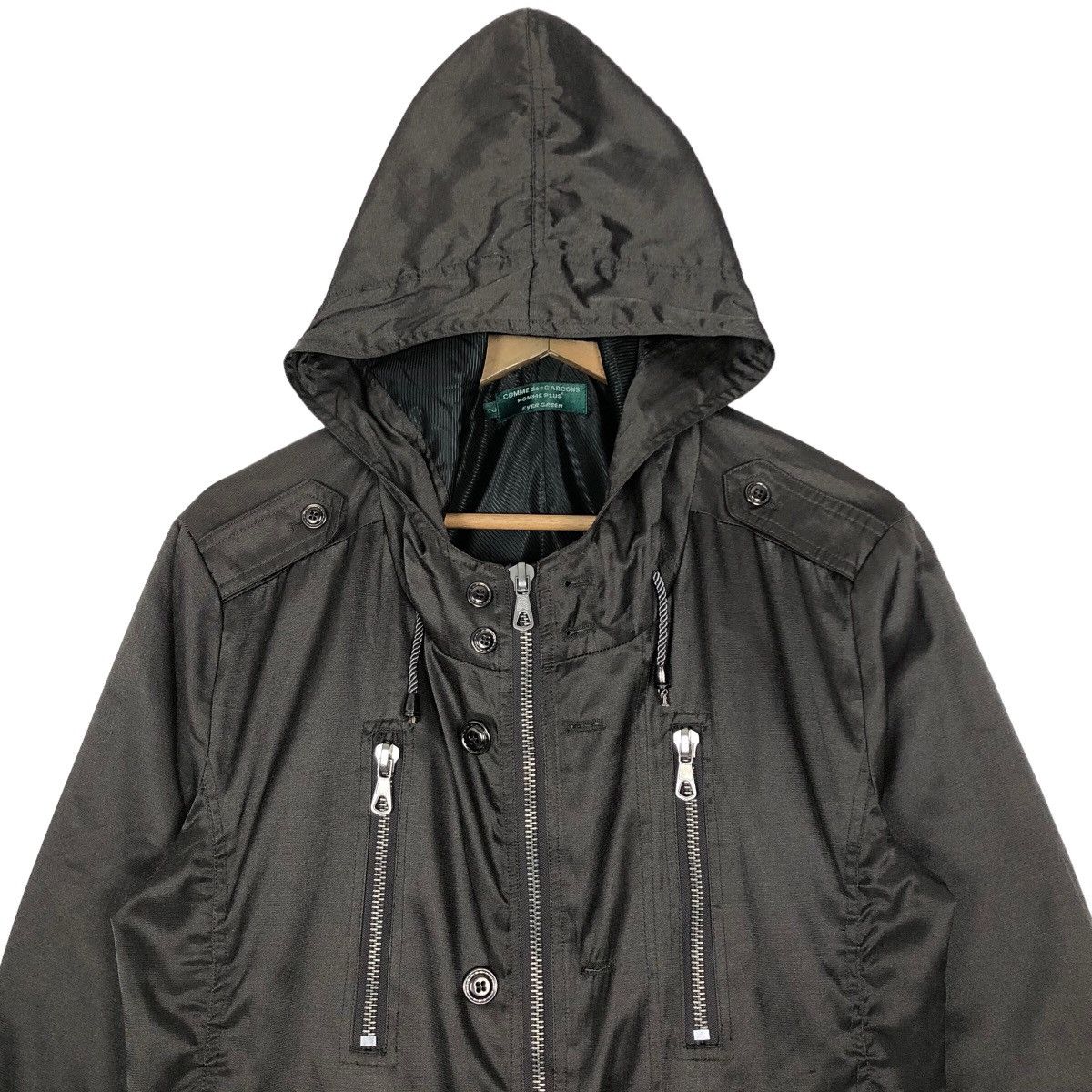 Comme des Garcons Comme Des Garcons Homme Plus Evergreen Hooded Parka Jacket Size US M / EU 48-50 / 2 - 6 Thumbnail