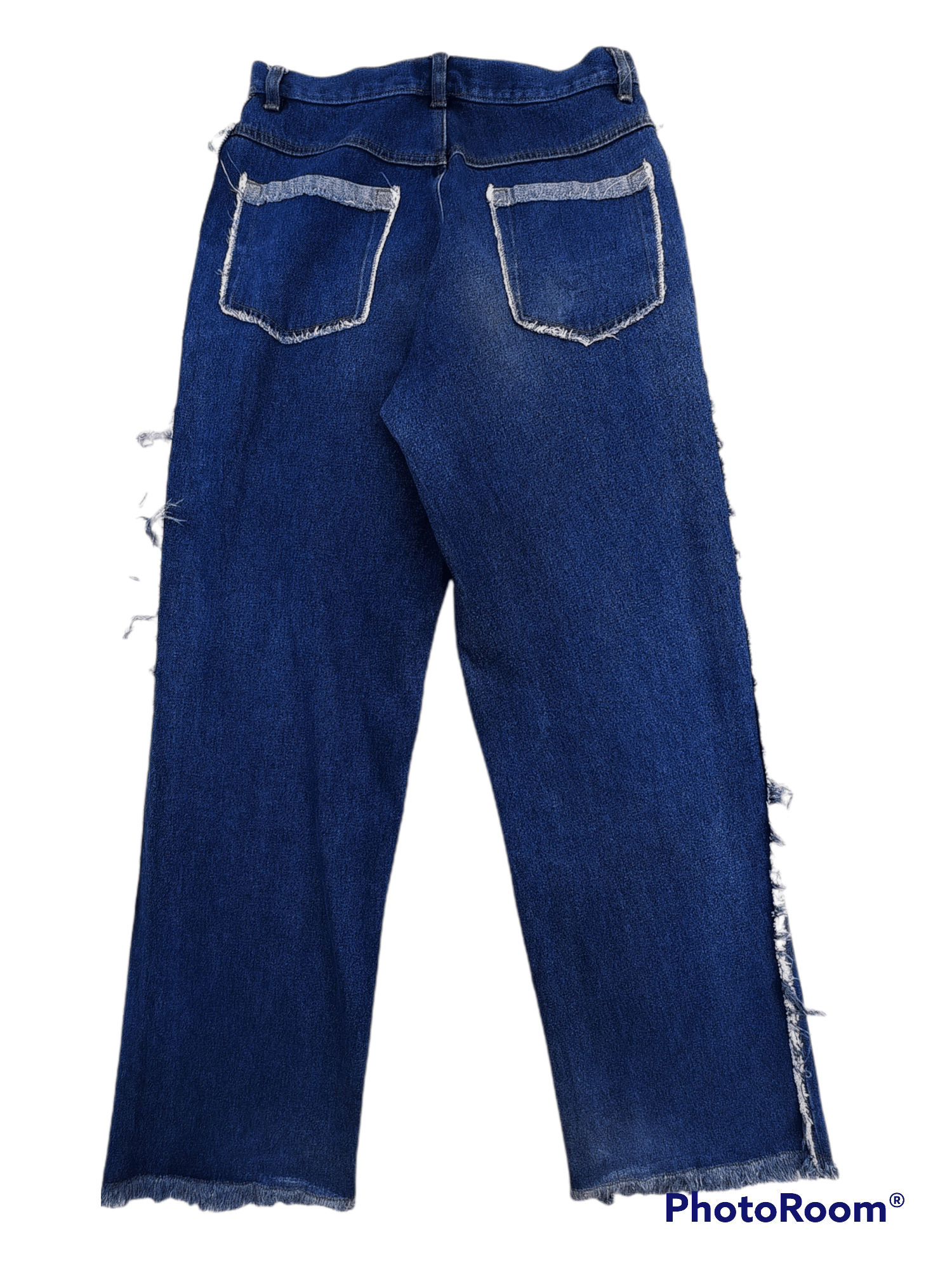 Other 🔥 Trimmed Ripped Release Hem Denim Pants Size US 29 - 2 Thumbnail