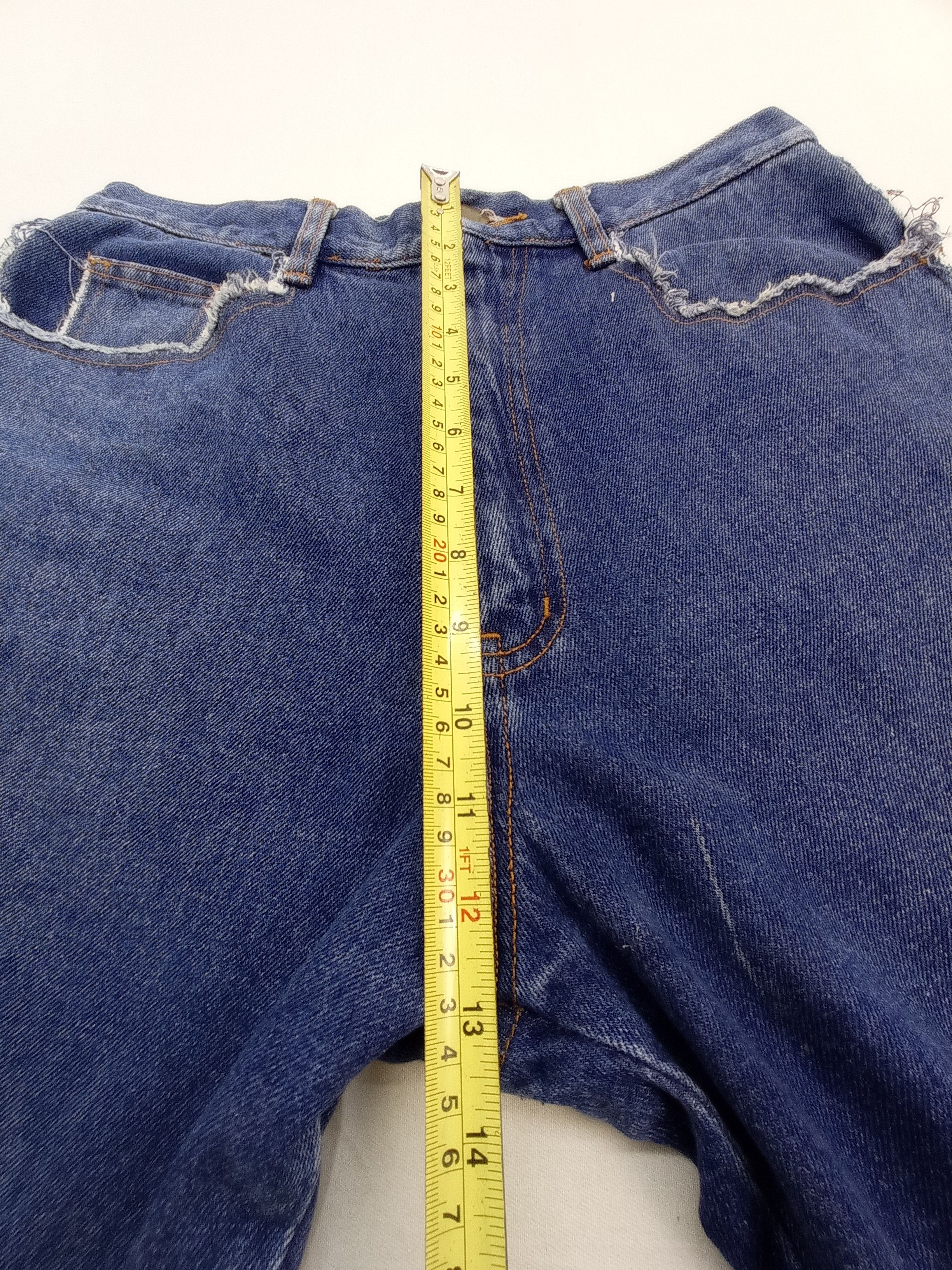 Other 🔥 Trimmed Ripped Release Hem Denim Pants Size US 29 - 21 Thumbnail