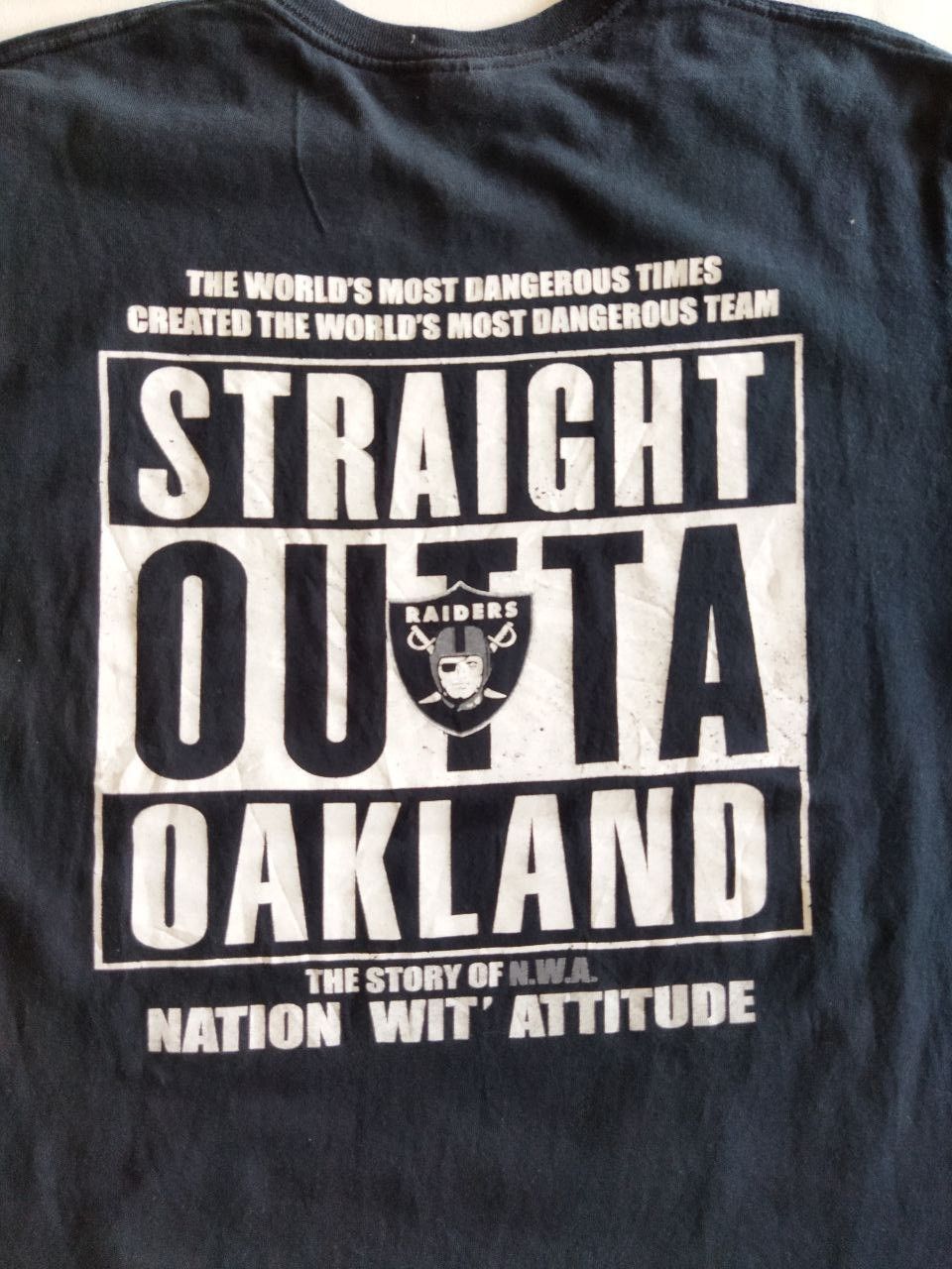 NFL Raiders N.W.A T-shirt Size US L / EU 52-54 / 3 - 5 Thumbnail