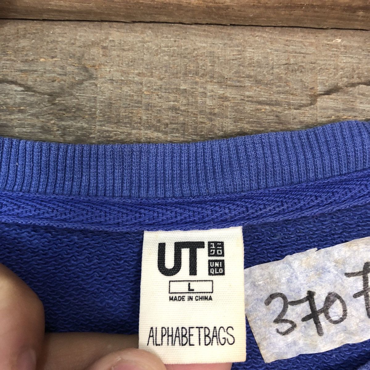 Japanese Brand × Uniqlo Uniqlo japan Blue Sweatshirt #3707 Size L / US 10 / IT 46 - 12 Thumbnail