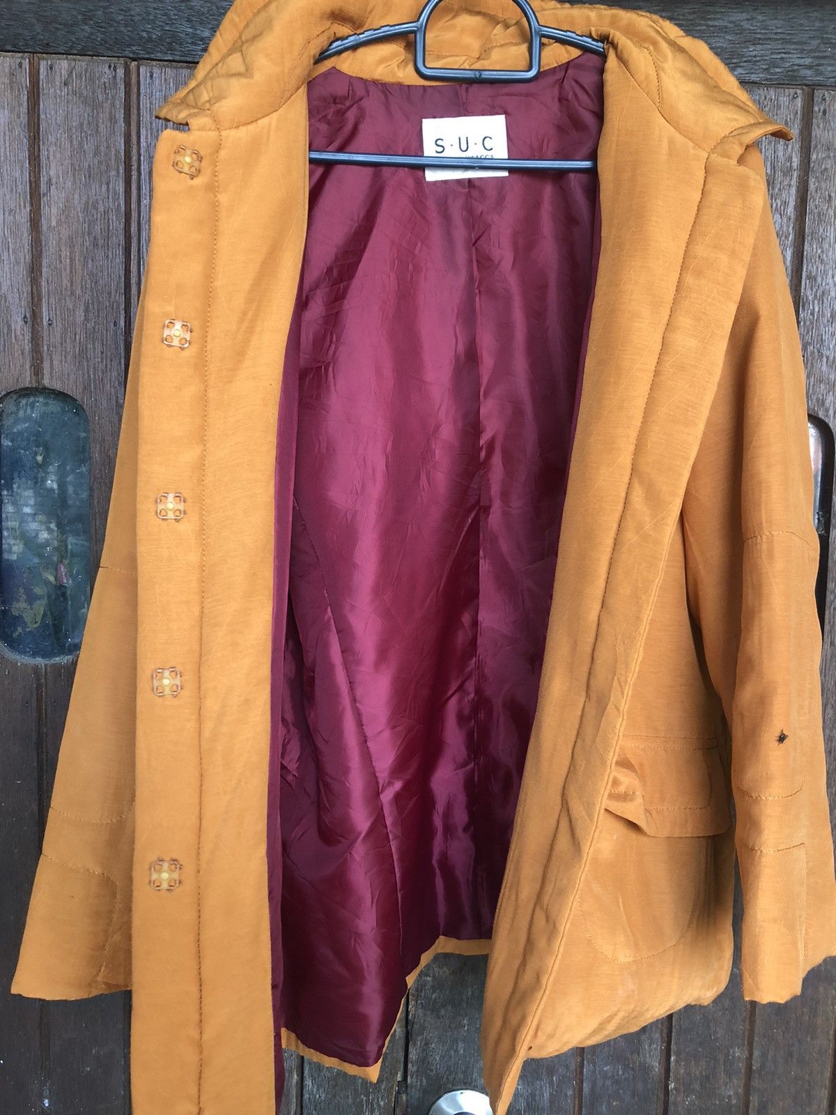 Y's × Yohji Yamamoto S.U.C Sacsny Y’Saccs Cardigan button nylon oreng Jackets Size US XS / EU 42 / 0 - 4 Thumbnail