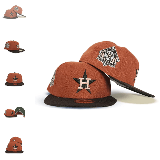 MLB × New Era 7 3/8 Rust Fall Brown Houston Astros Silver Anniversary Size ONE SIZE - 8 Thumbnail