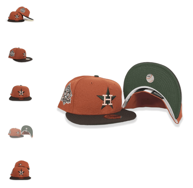 MLB × New Era 7 3/8 Rust Fall Brown Houston Astros Silver Anniversary Size ONE SIZE - 9 Thumbnail