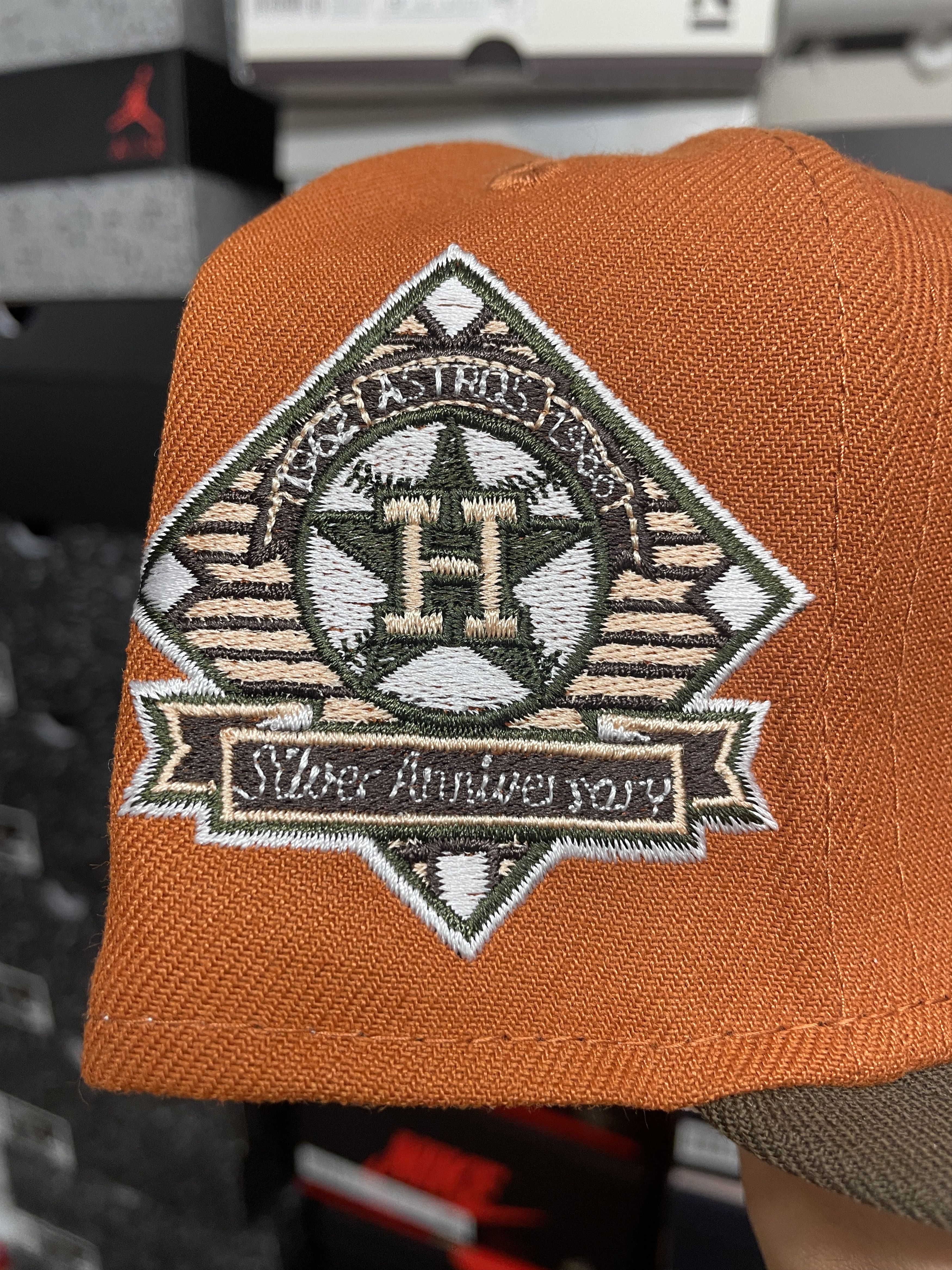 MLB × New Era 7 3/8 Rust Fall Brown Houston Astros Silver Anniversary Size ONE SIZE - 4 Thumbnail