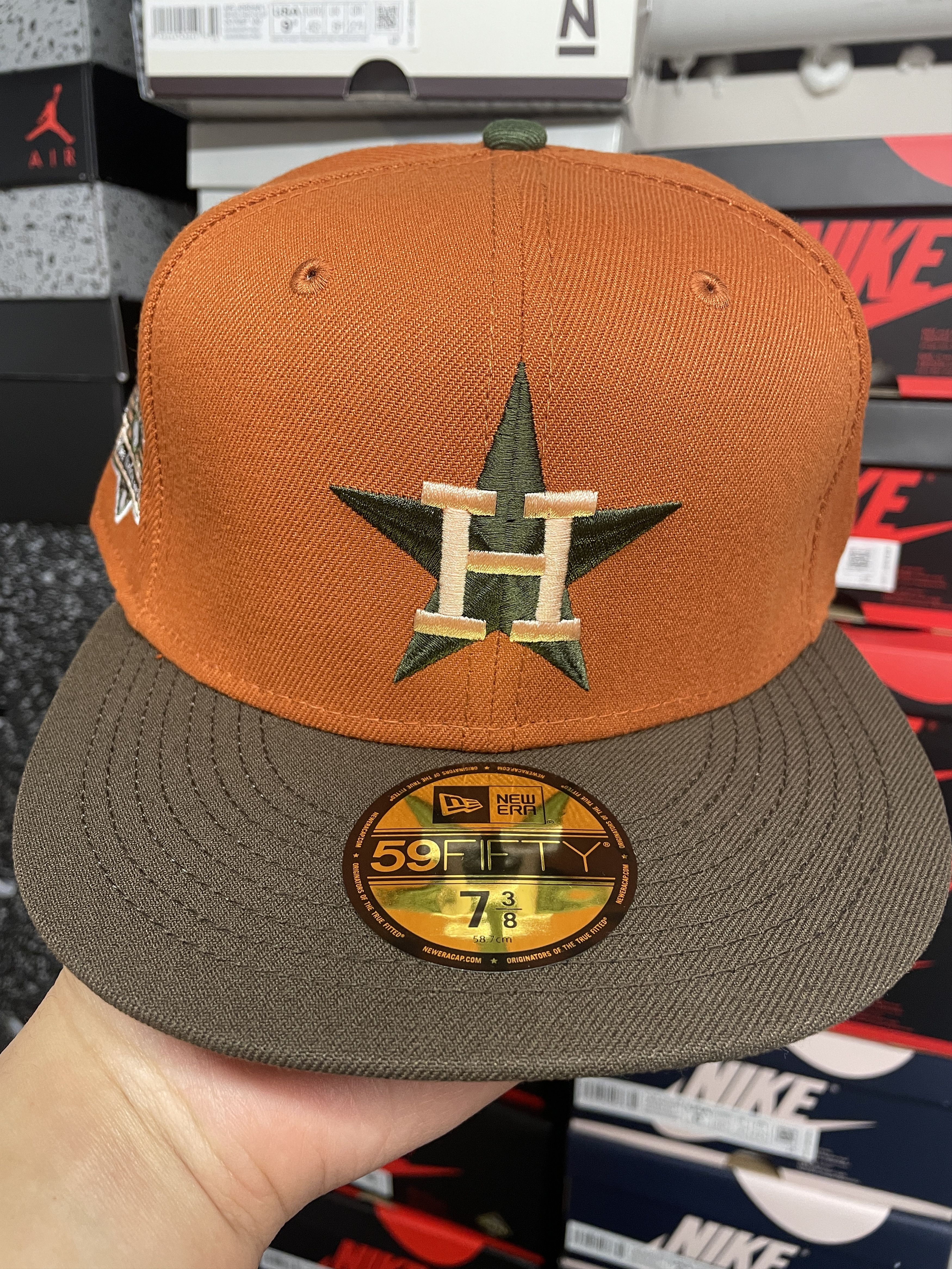 MLB × New Era 7 3/8 Rust Fall Brown Houston Astros Silver Anniversary Size ONE SIZE - 3 Thumbnail