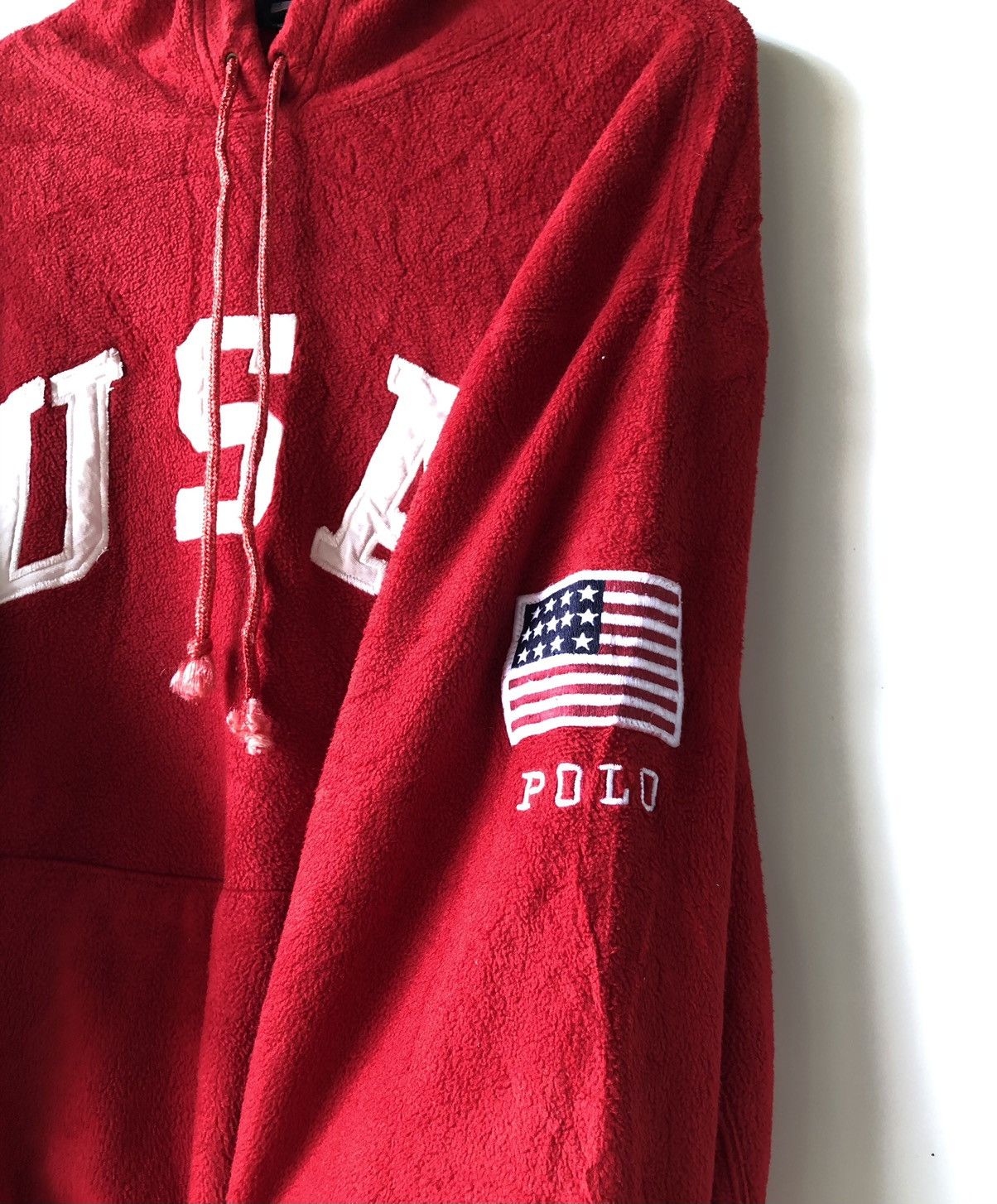 Polo Ralph Lauren POLO Ralph Lauren Fleece hoodies USA logo good condition Size US L / EU 52-54 / 3 - 4 Thumbnail