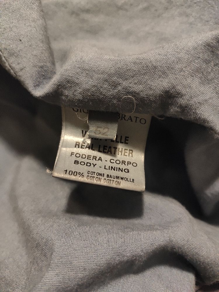 Giorgio Brato Washed leather biker jacket.Like GUIDI or Julius Size US M / EU 48-50 / 2 - 6 Thumbnail