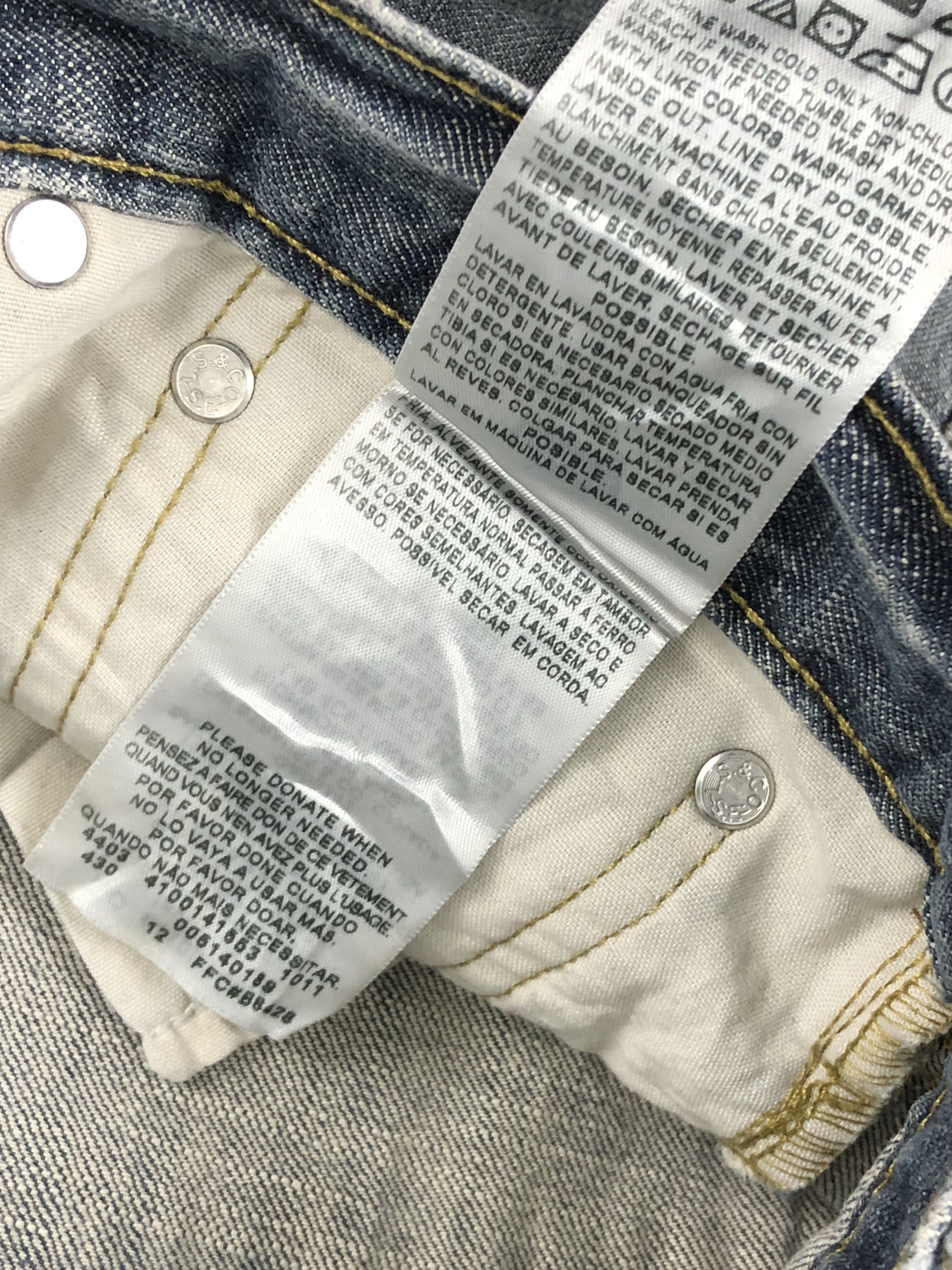 Levi's × Vintage Faded Blue Vintage Levis 514 Denim DP1450 Size US 34 / EU 50 - 8 Thumbnail