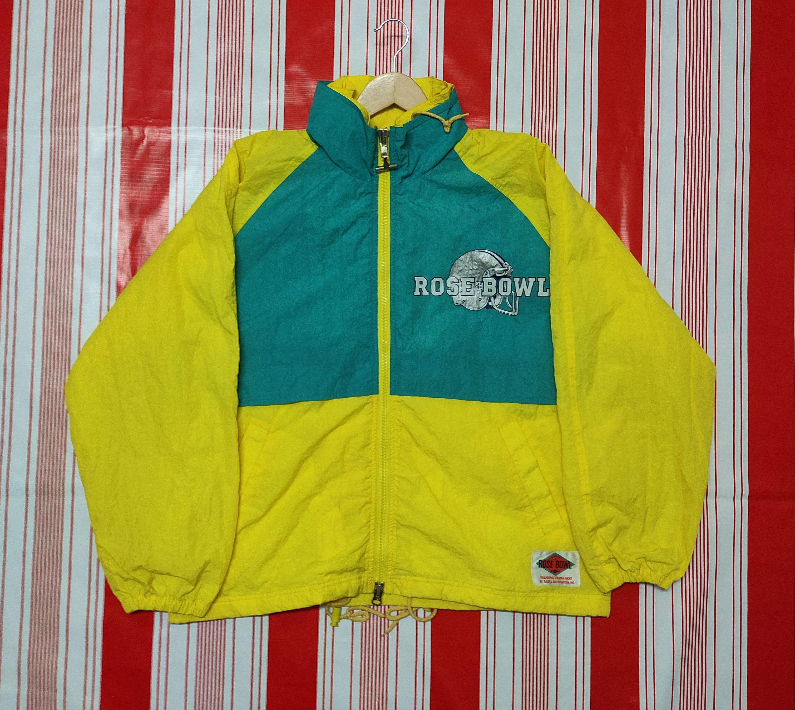 Vintage Vtg Rose Bowl team American FootballWindbreaker Size US M / EU 48-50 / 2 - 2 Thumbnail