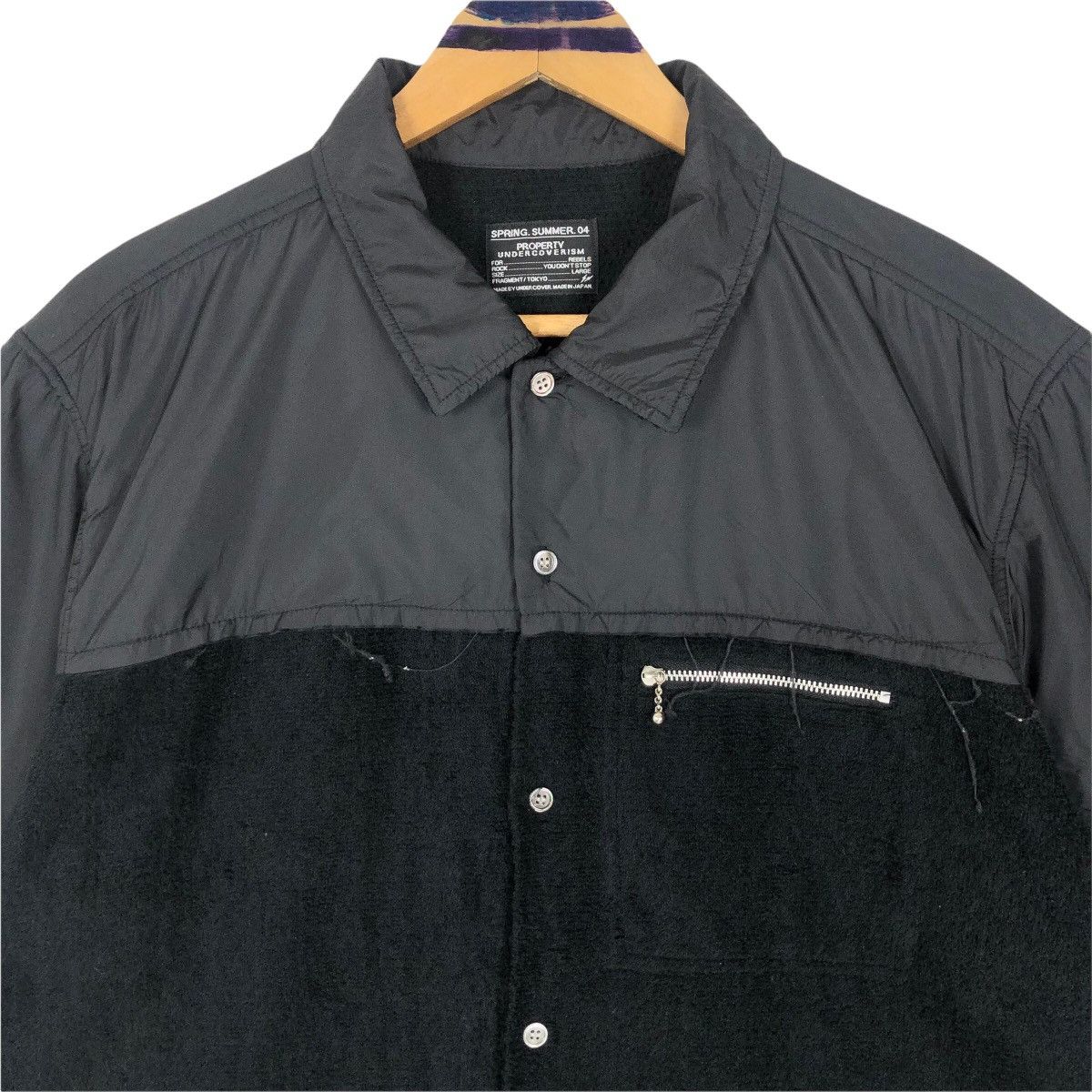 Fragment Design Undercover X Fragment Design SS04 Fleece Button Up Shirt Size US L / EU 52-54 / 3 - 4 Thumbnail