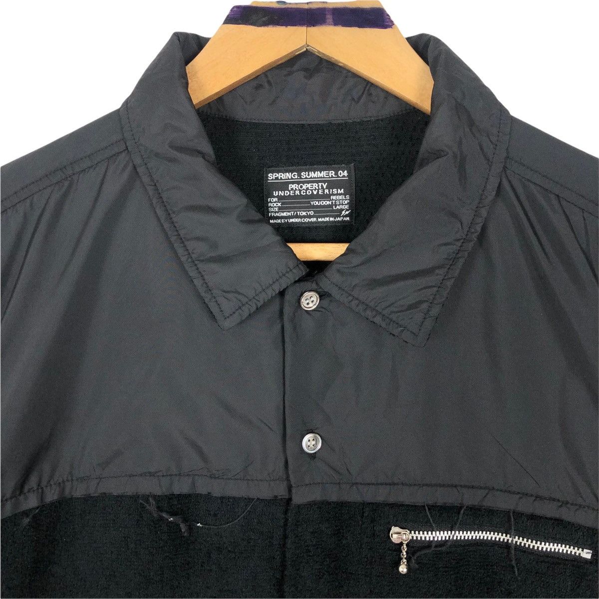 Fragment Design Undercover X Fragment Design SS04 Fleece Button Up Shirt Size US L / EU 52-54 / 3 - 7 Thumbnail