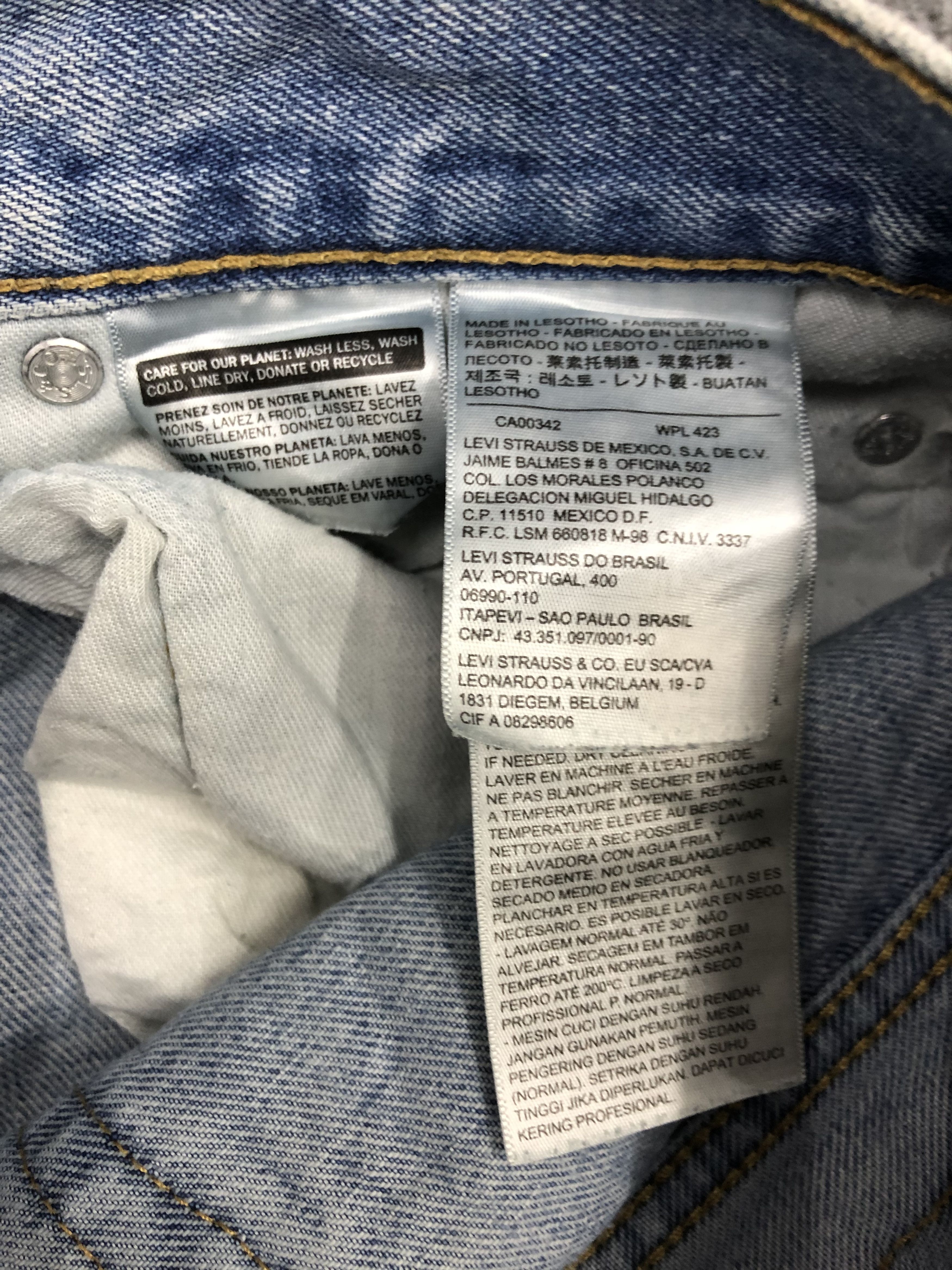Levi's × Vintage Vintage Levis Jeans DP0983 Size US 34 / EU 50 - 6 Thumbnail