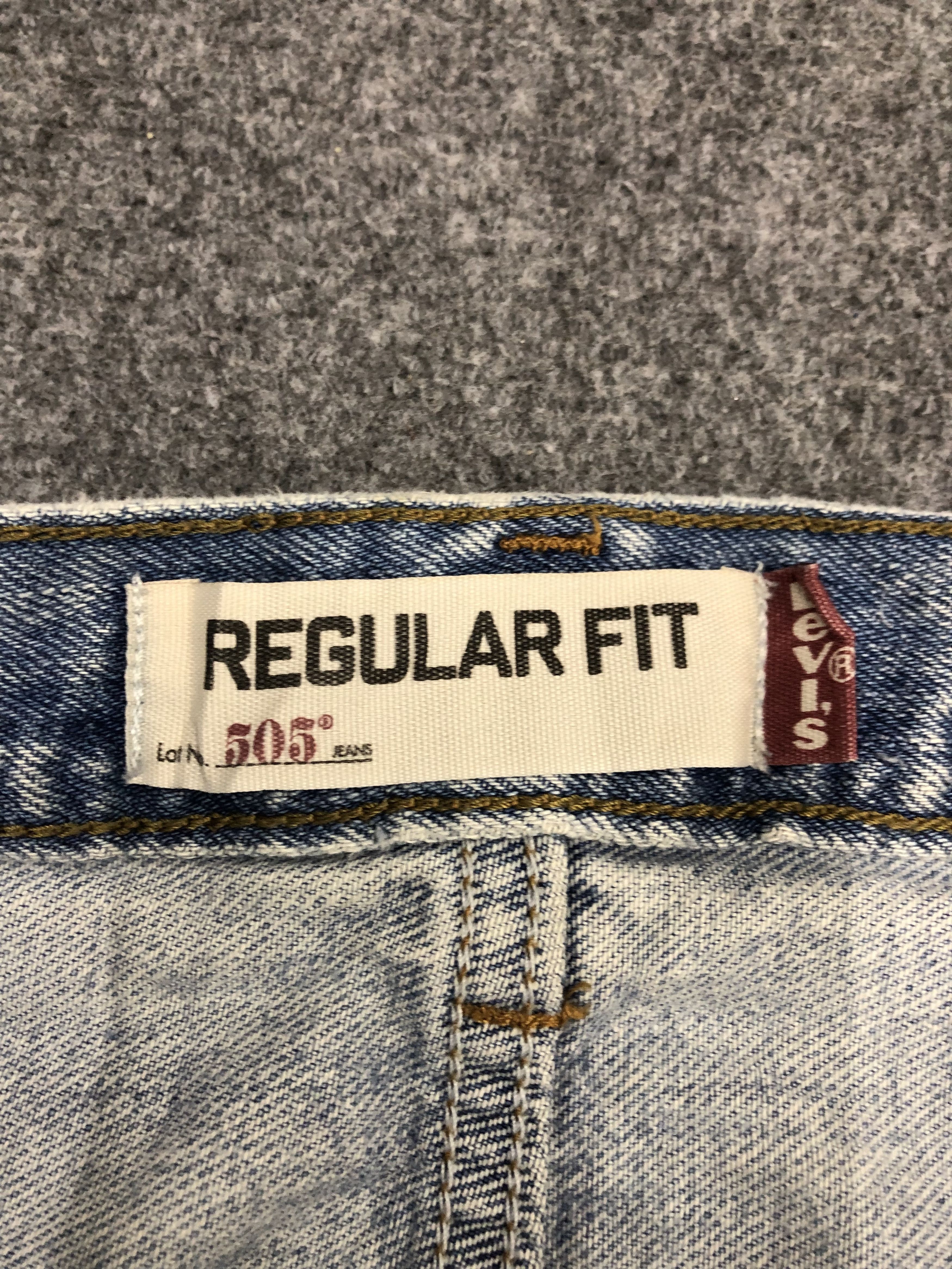 Levi's × Vintage Vintage Levis 505 Light Wash Jeans DP0993 Size US 34 / EU 50 - 7 Thumbnail