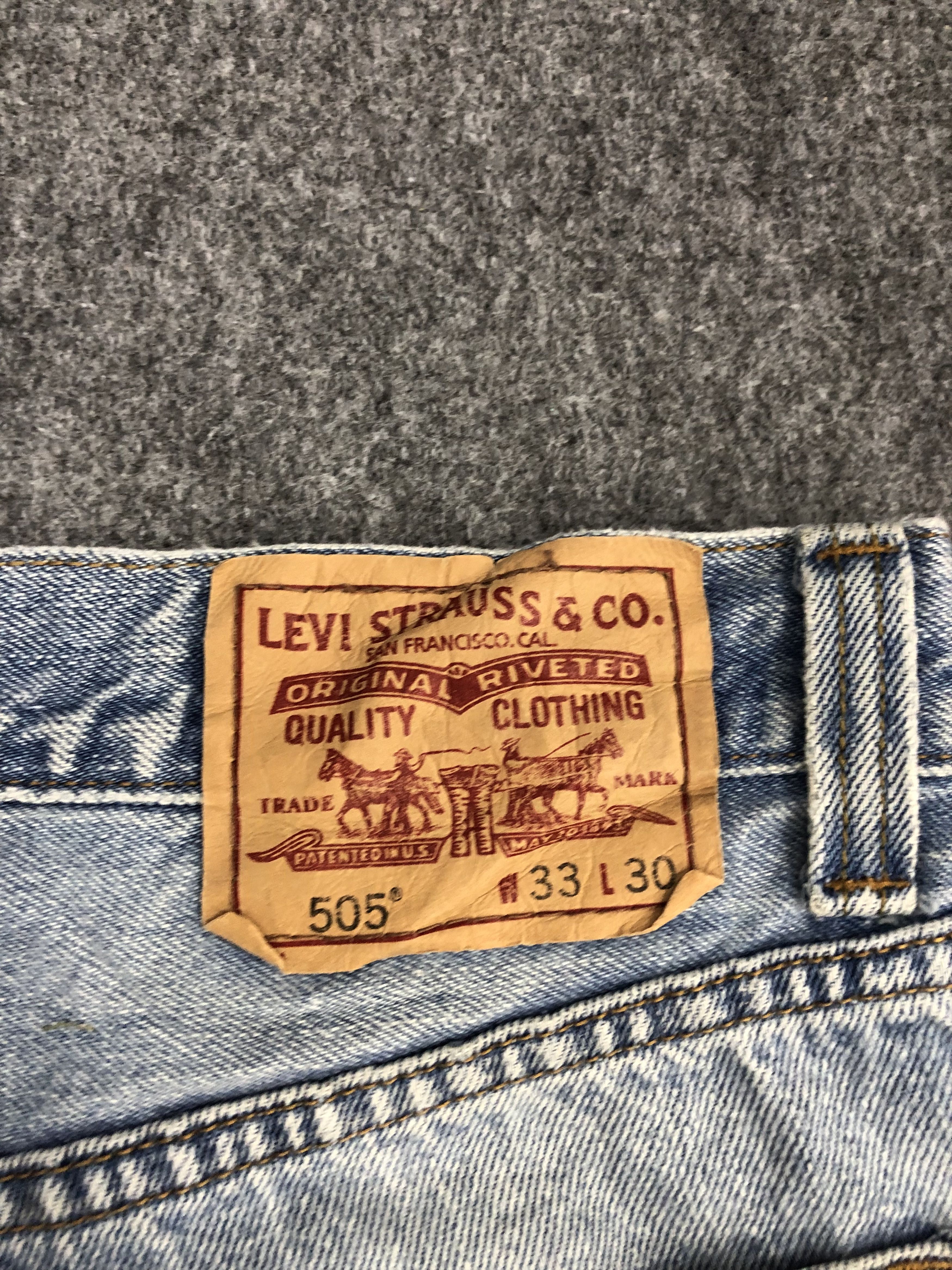 Levi's × Vintage Vintage Levis 505 Light Wash Jeans DP0993 Size US 34 / EU 50 - 5 Thumbnail
