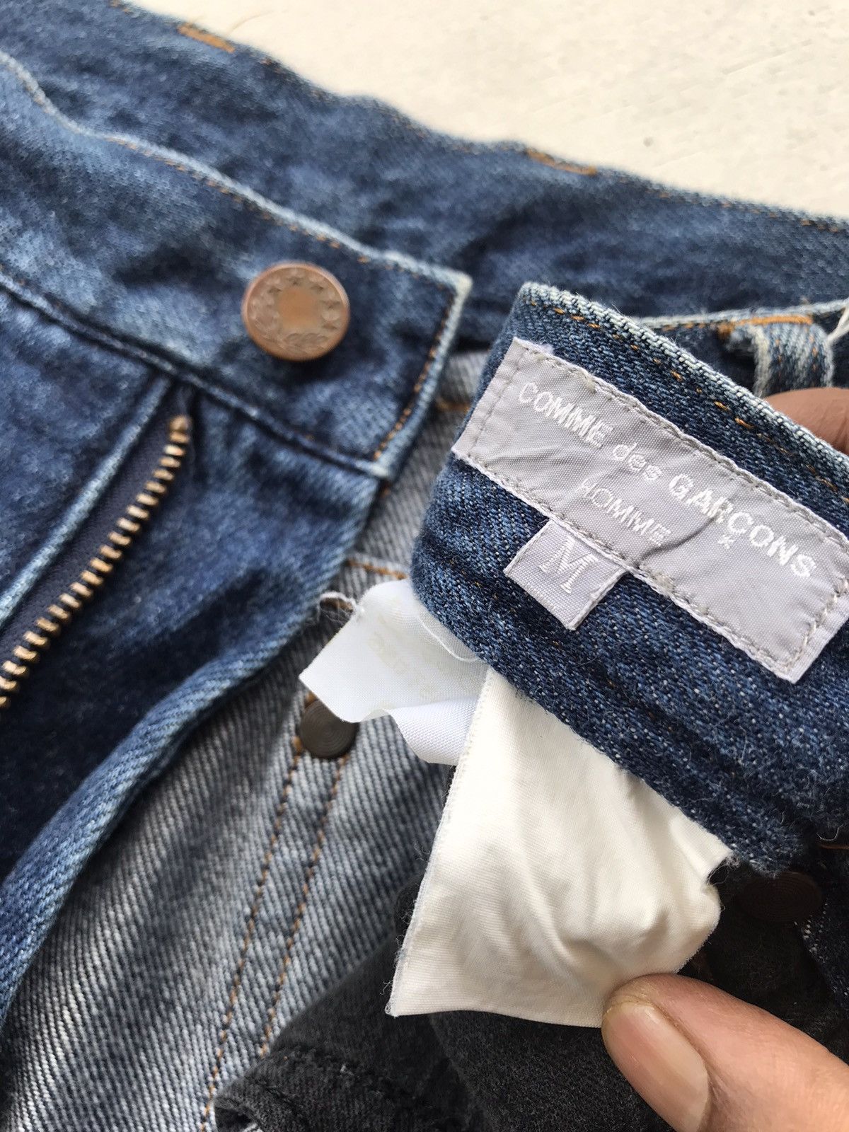 Comme des Garcons Homme Plus 🔥Vintage Comme Des Garcons Homme Denim Size US 29 - 6 Thumbnail