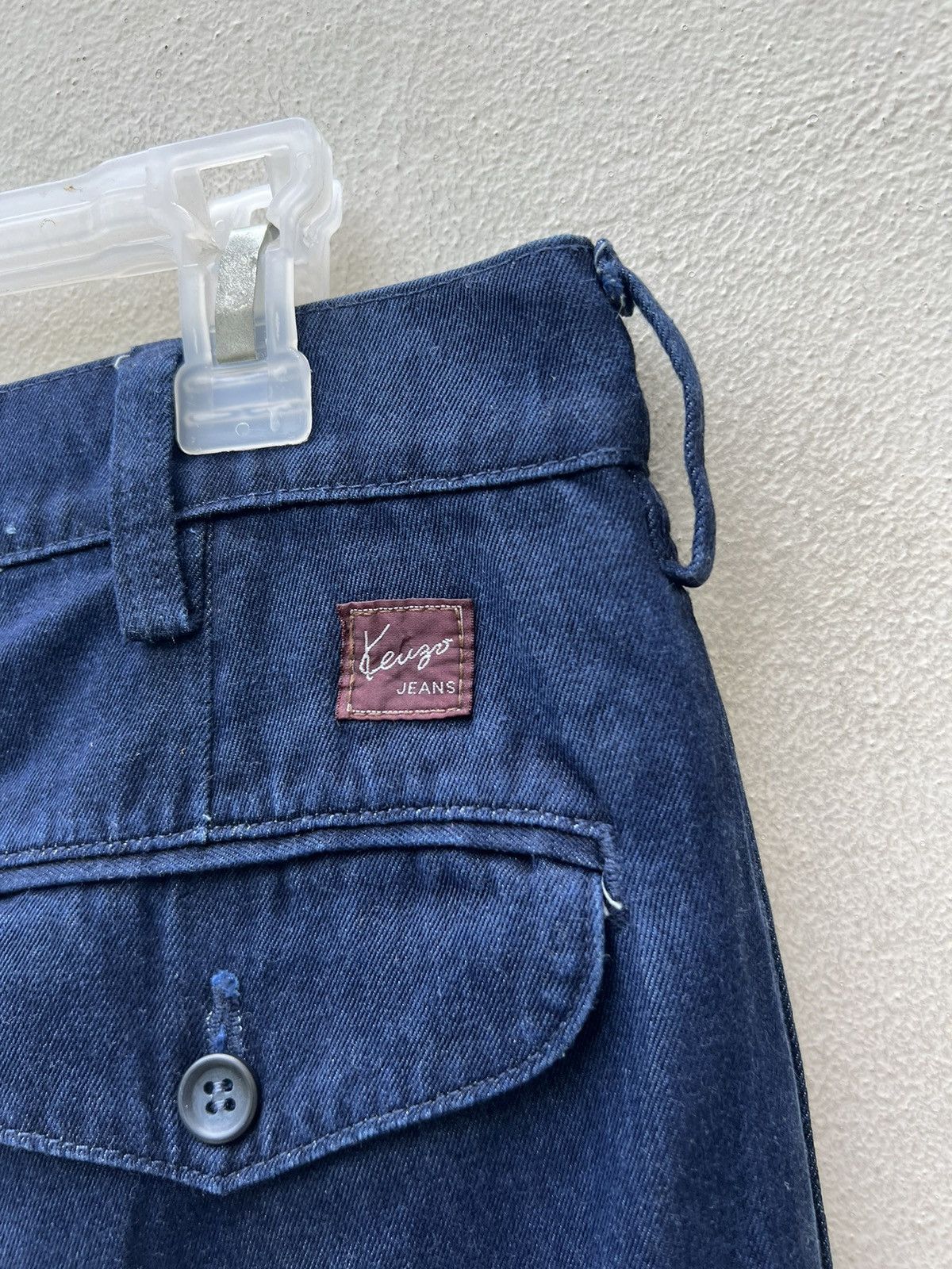 Kenzo Vintage KENZO JEANS Japan Baggy Indigo Denim Trouser Pant Size US 34 / EU 50 - 18 Thumbnail