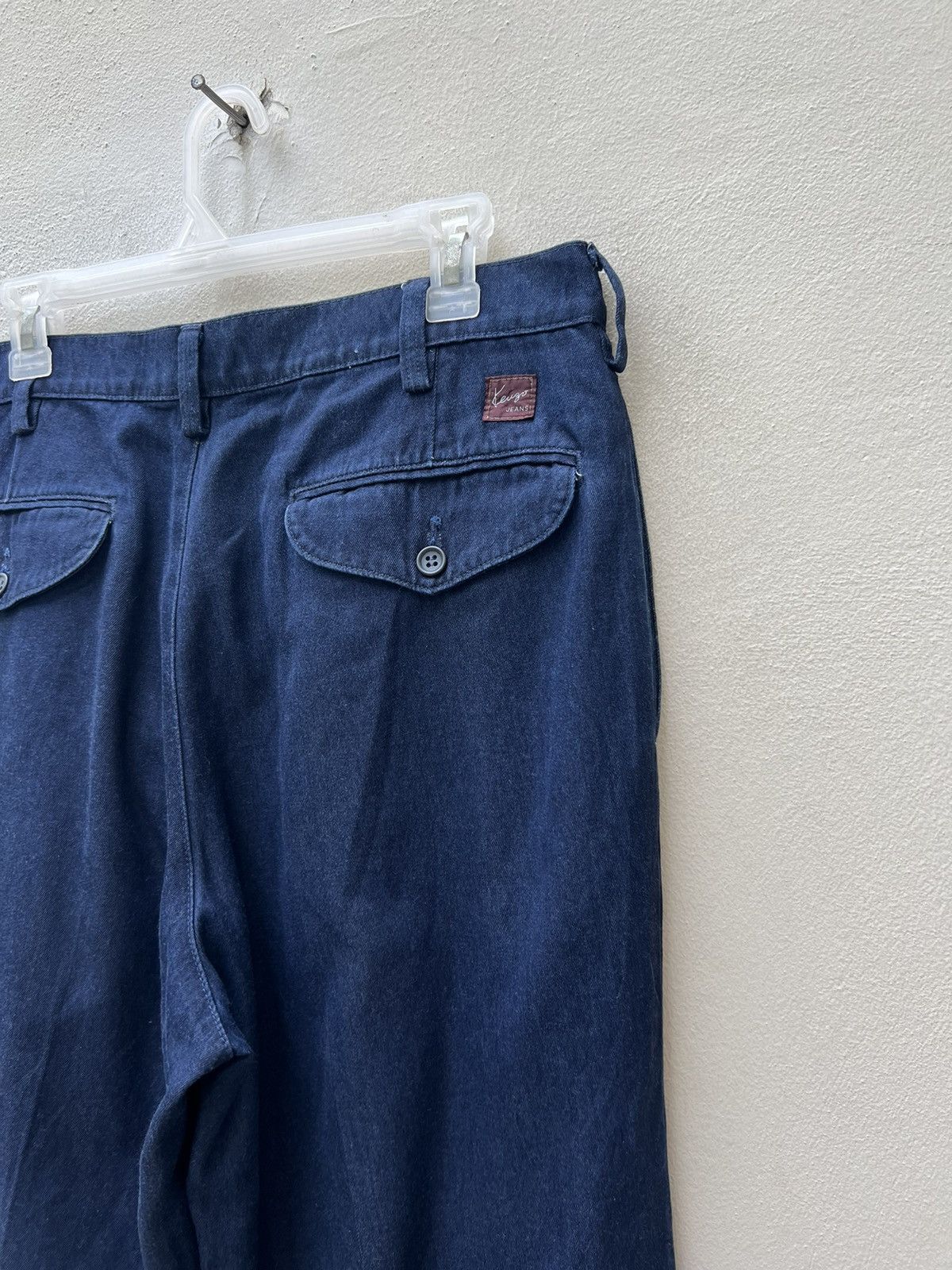 Kenzo Vintage KENZO JEANS Japan Baggy Indigo Denim Trouser Pant Size US 34 / EU 50 - 17 Thumbnail
