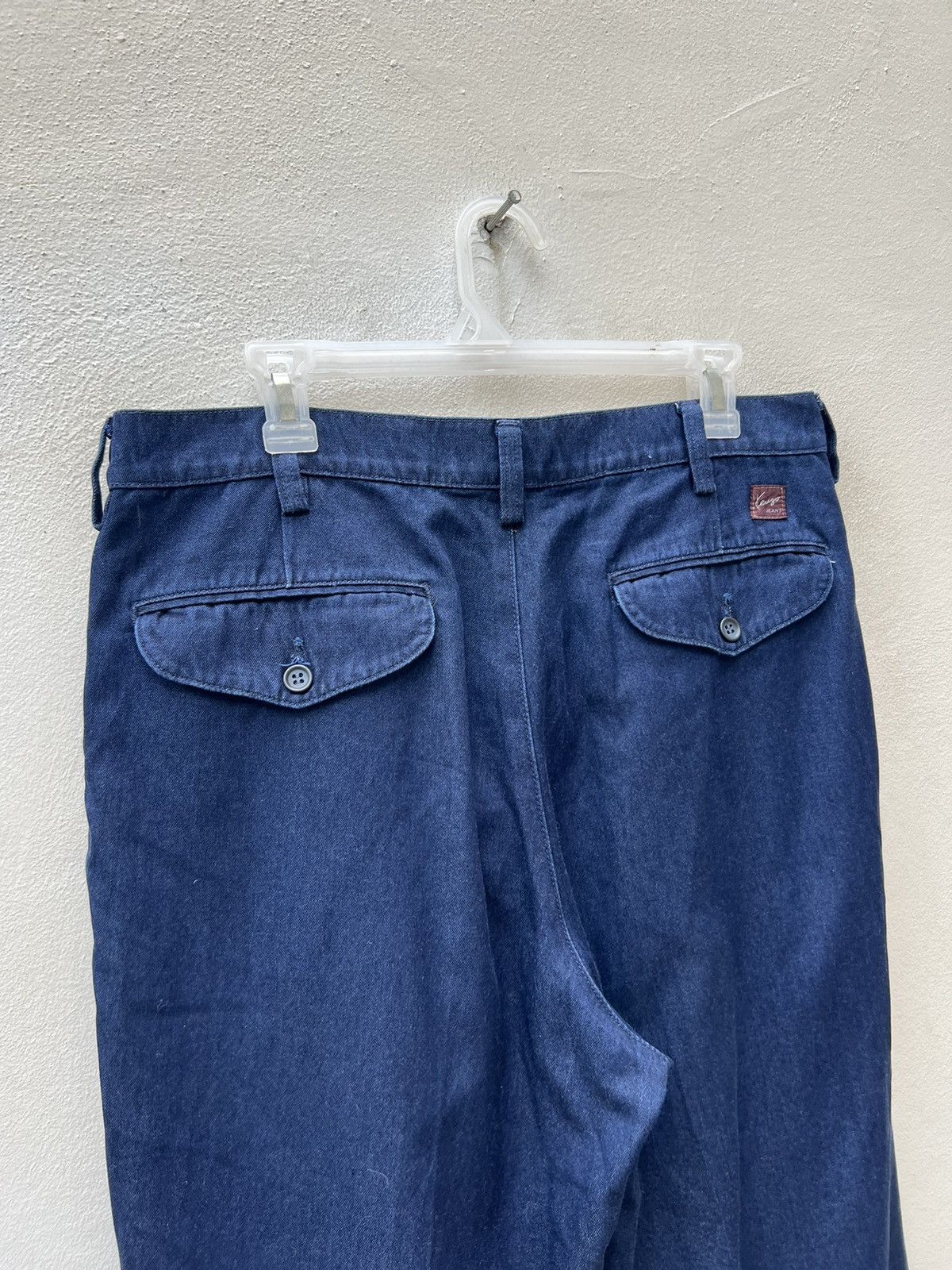 Kenzo Vintage KENZO JEANS Japan Baggy Indigo Denim Trouser Pant Size US 34 / EU 50 - 15 Thumbnail