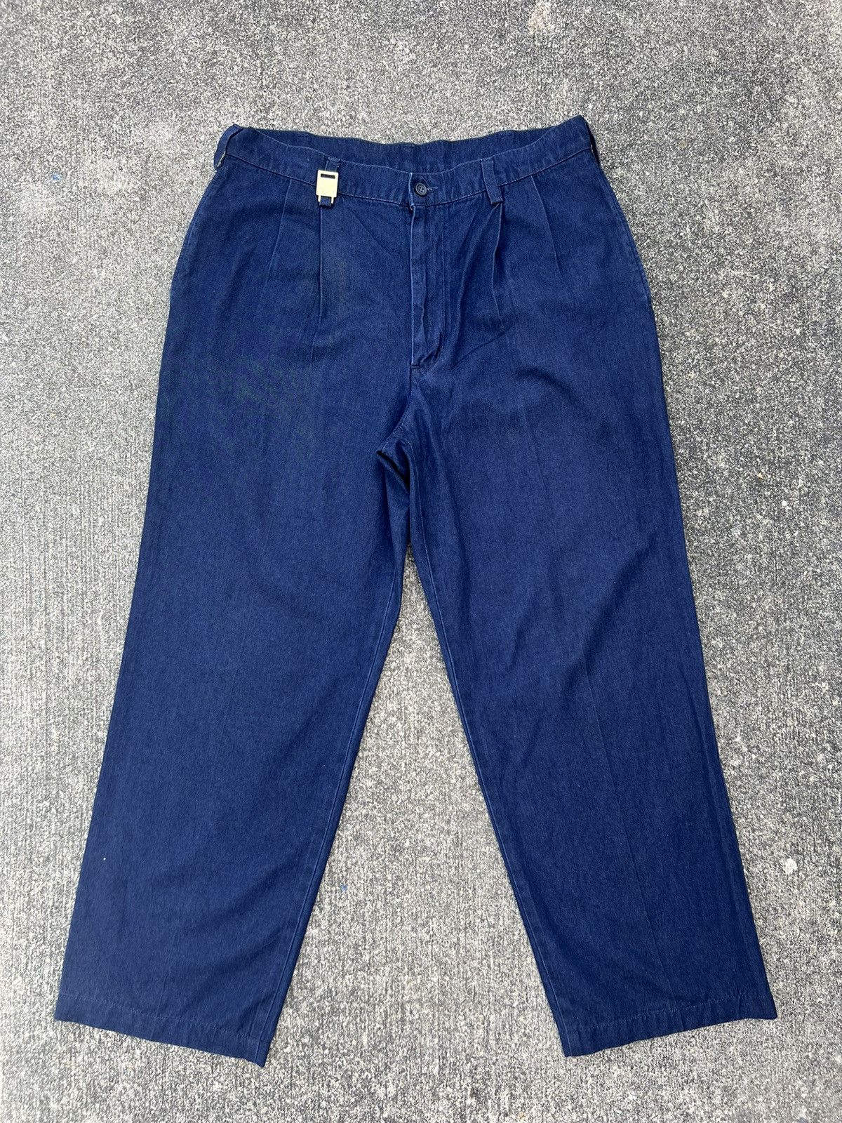 Kenzo Vintage KENZO JEANS Japan Baggy Indigo Denim Trouser Pant Size US 34 / EU 50 - 1 Thumbnail