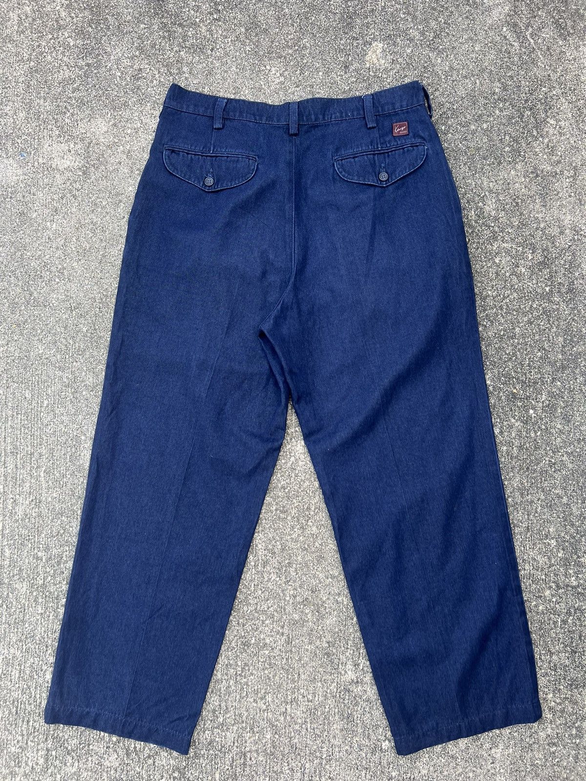 Kenzo Vintage KENZO JEANS Japan Baggy Indigo Denim Trouser Pant Size US 34 / EU 50 - 5 Thumbnail