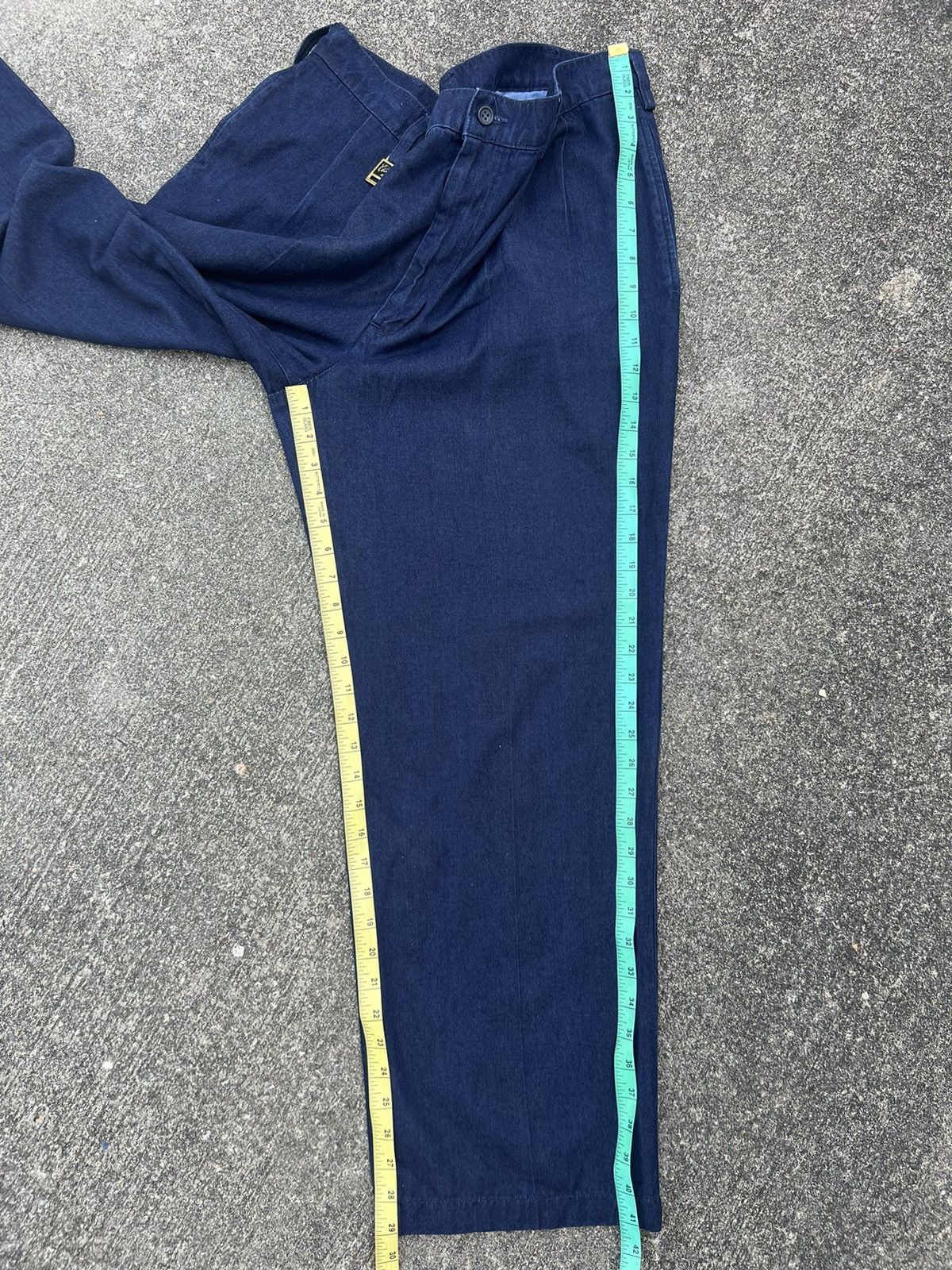 Kenzo Vintage KENZO JEANS Japan Baggy Indigo Denim Trouser Pant Size US 34 / EU 50 - 4 Thumbnail